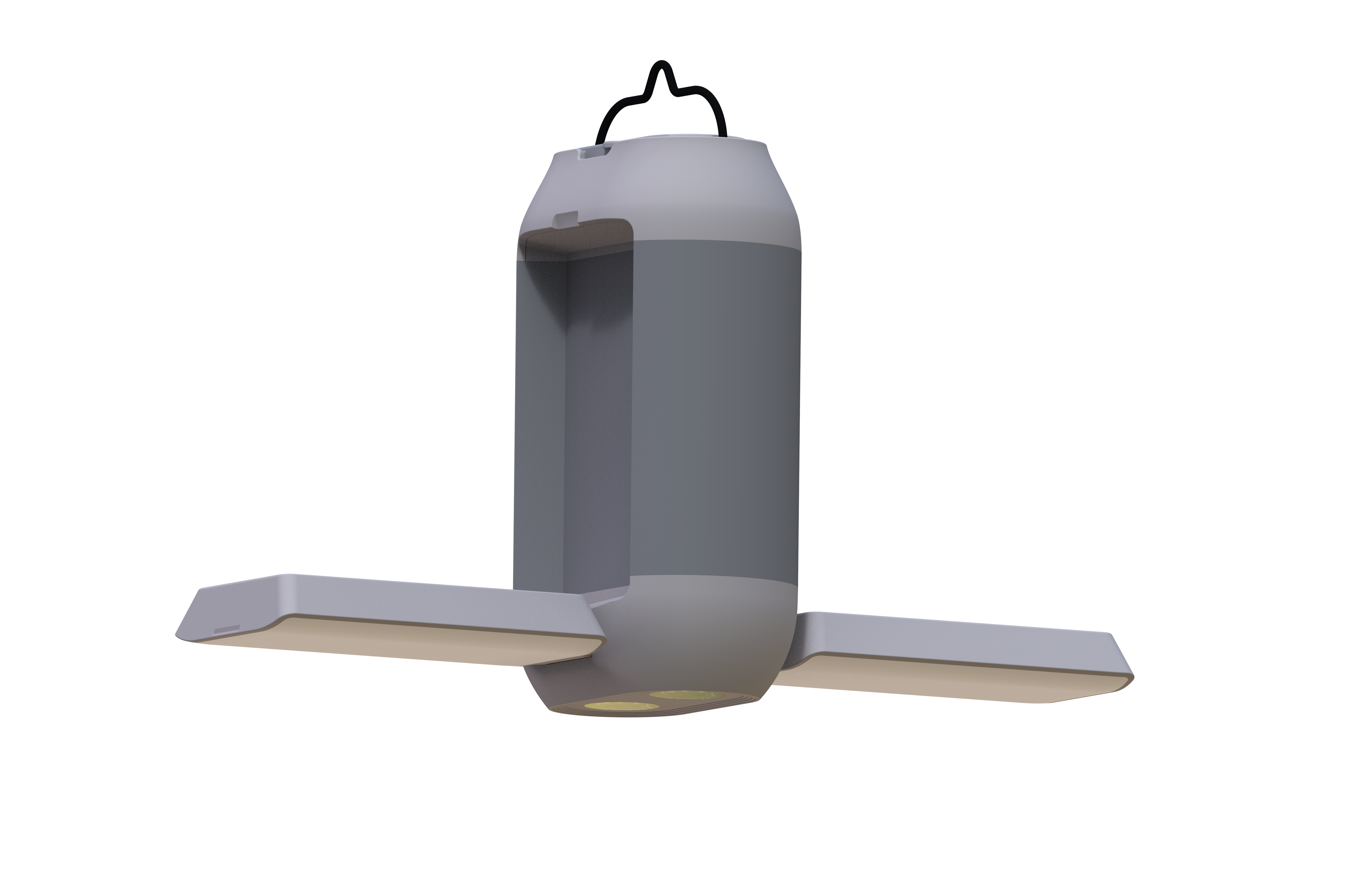 Folding lamp, camping lamp, multifunctional hand warmer, charging treasure，