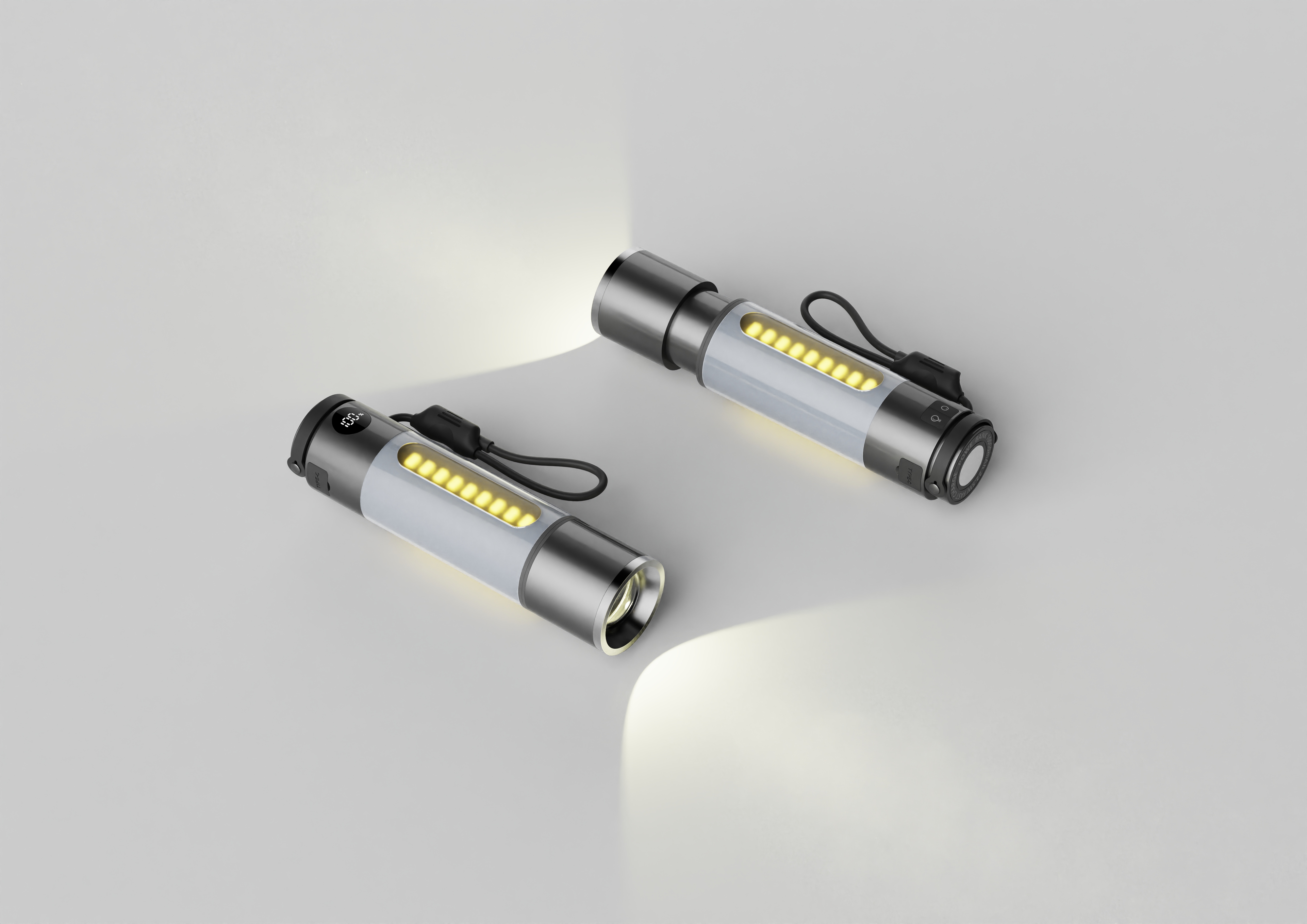 portable source，portable battery，Flashlight，Atmosphere lamp，Sense of science and technology，Lanyard data line，