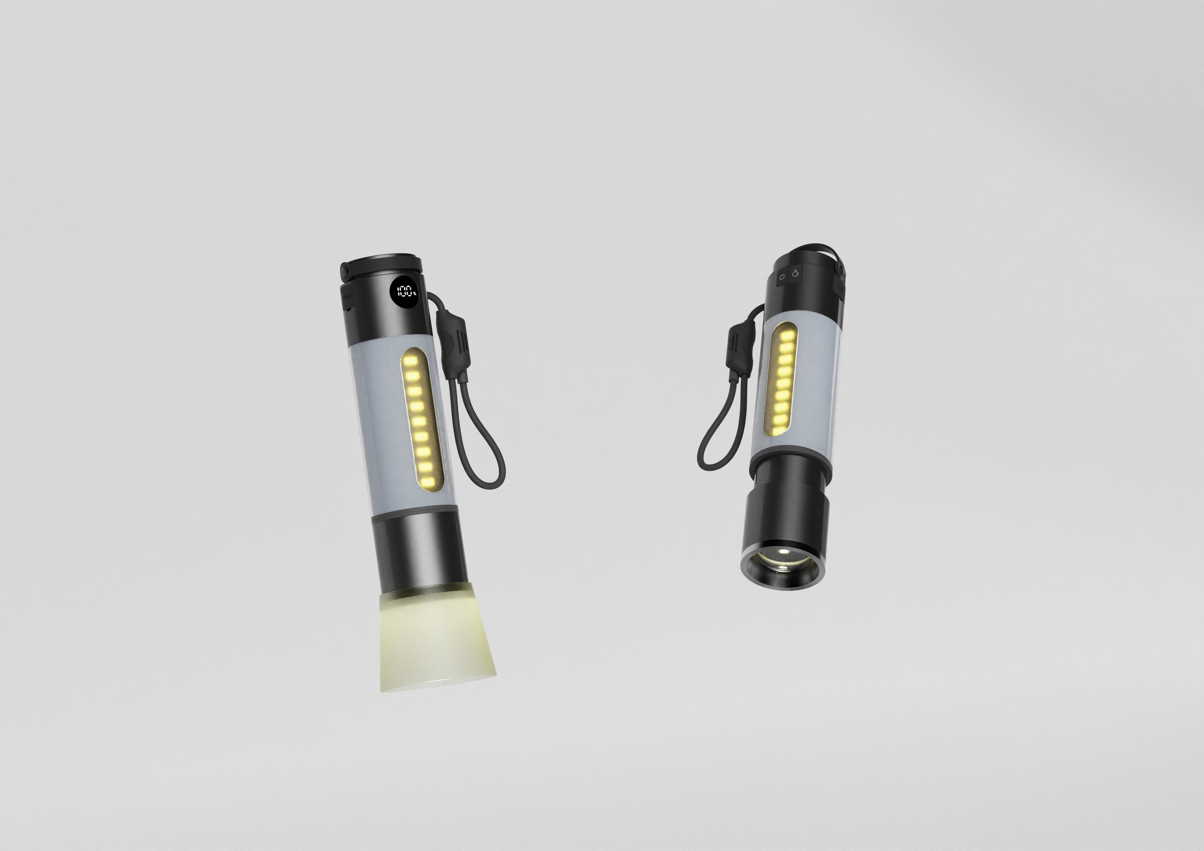 portable source，portable battery，Flashlight，Atmosphere lamp，Sense of science and technology，Lanyard data line，