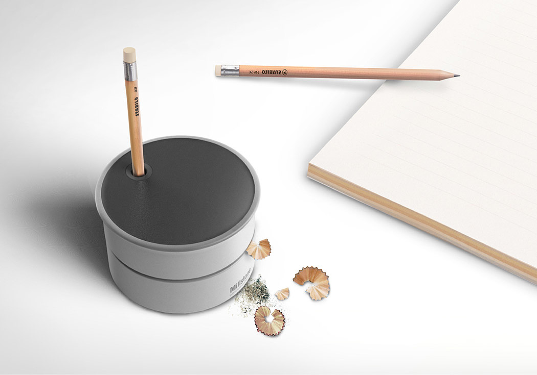 Millstone，pencil sharpener，Circular design，