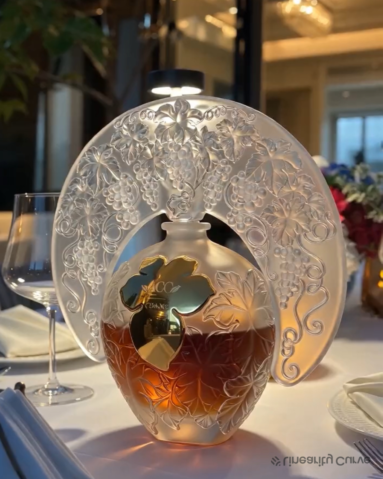 Wine Design Crystal utensils Luxury packaging，Wine Design Crystal Utensils Glaze Art Luxury Container，
