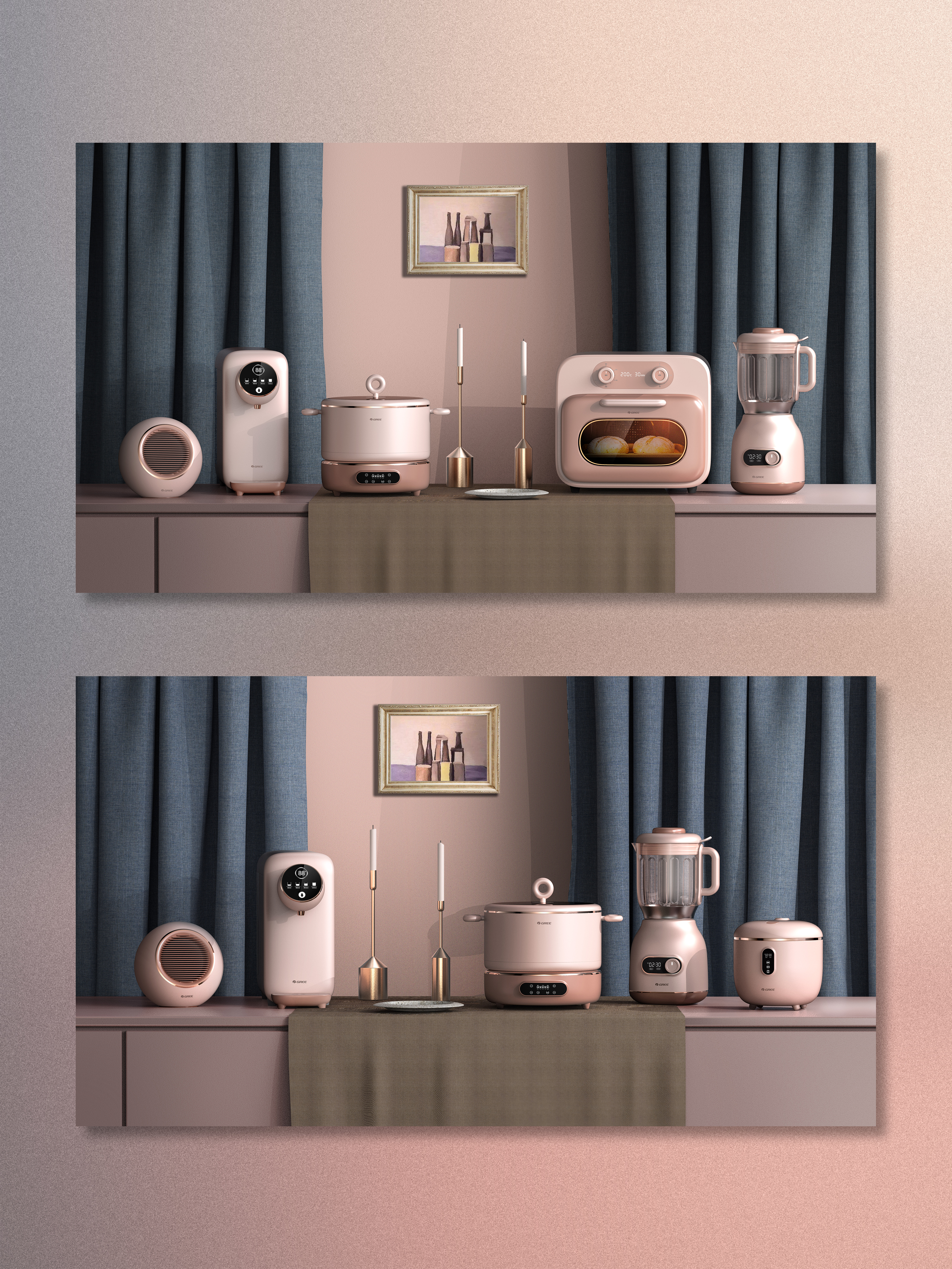 sample reels，industrial design，product design，household electrical appliances，Series design，Sleeve design，