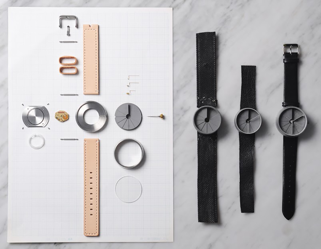 female sex，Geometric painting，Fashion Watch，