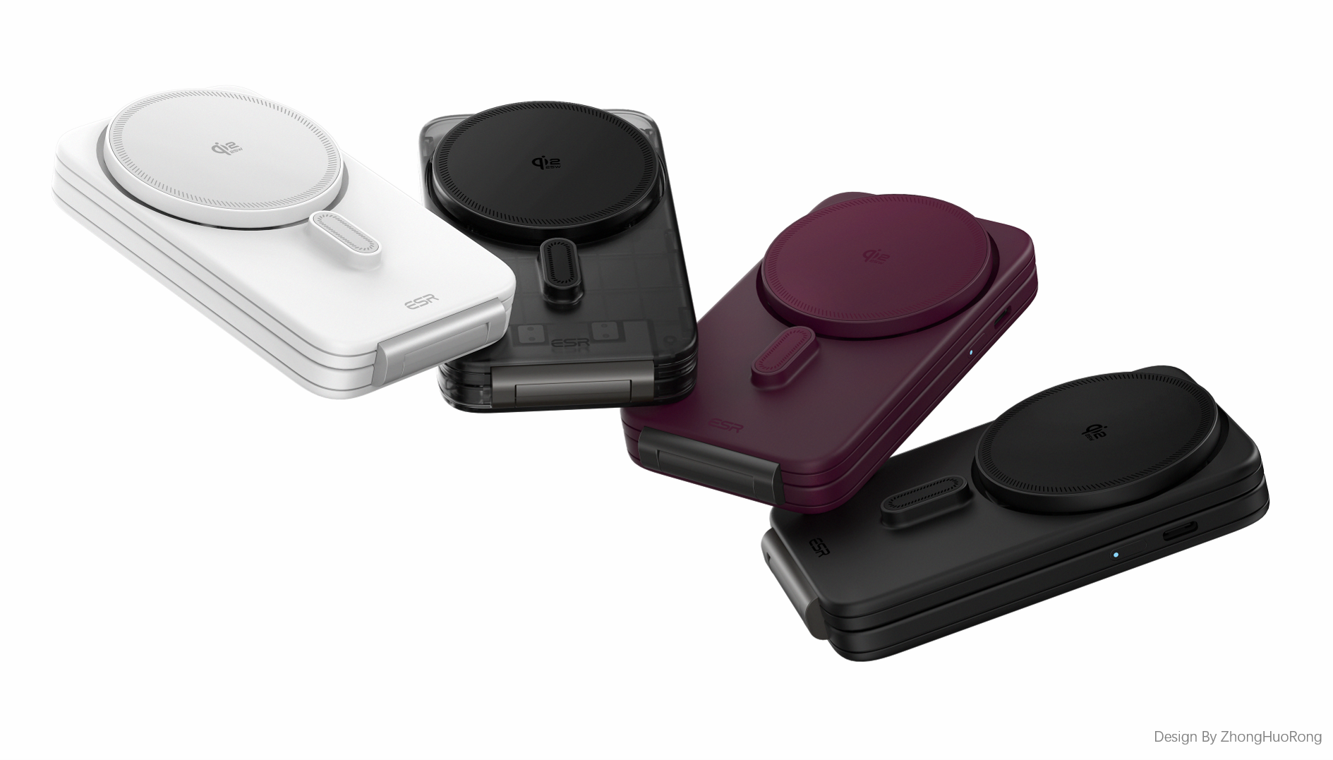 Original design，industrial design，product design，3C Consumer，Air-cooled portable three-in-one，Apple Family Barrel，