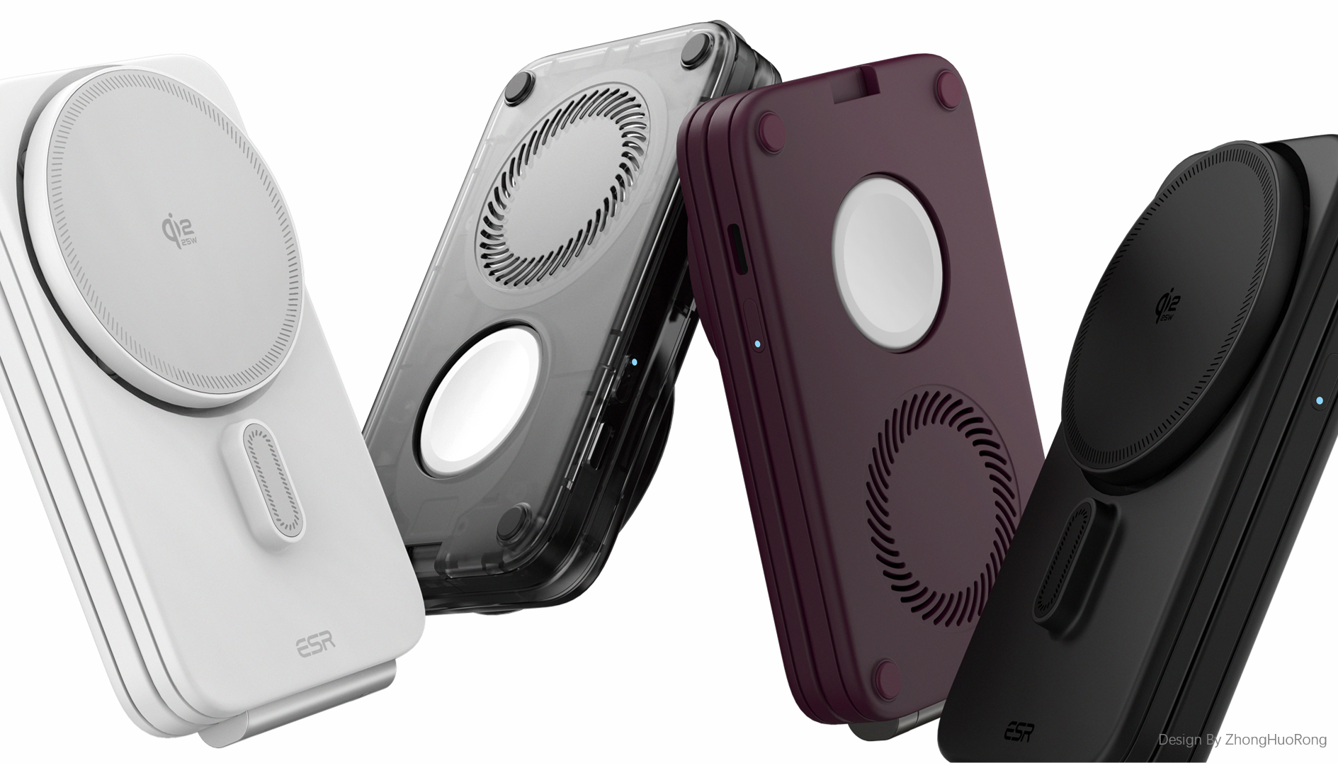 Original design，industrial design，product design，3C Consumer，Air-cooled portable three-in-one，Apple Family Barrel，