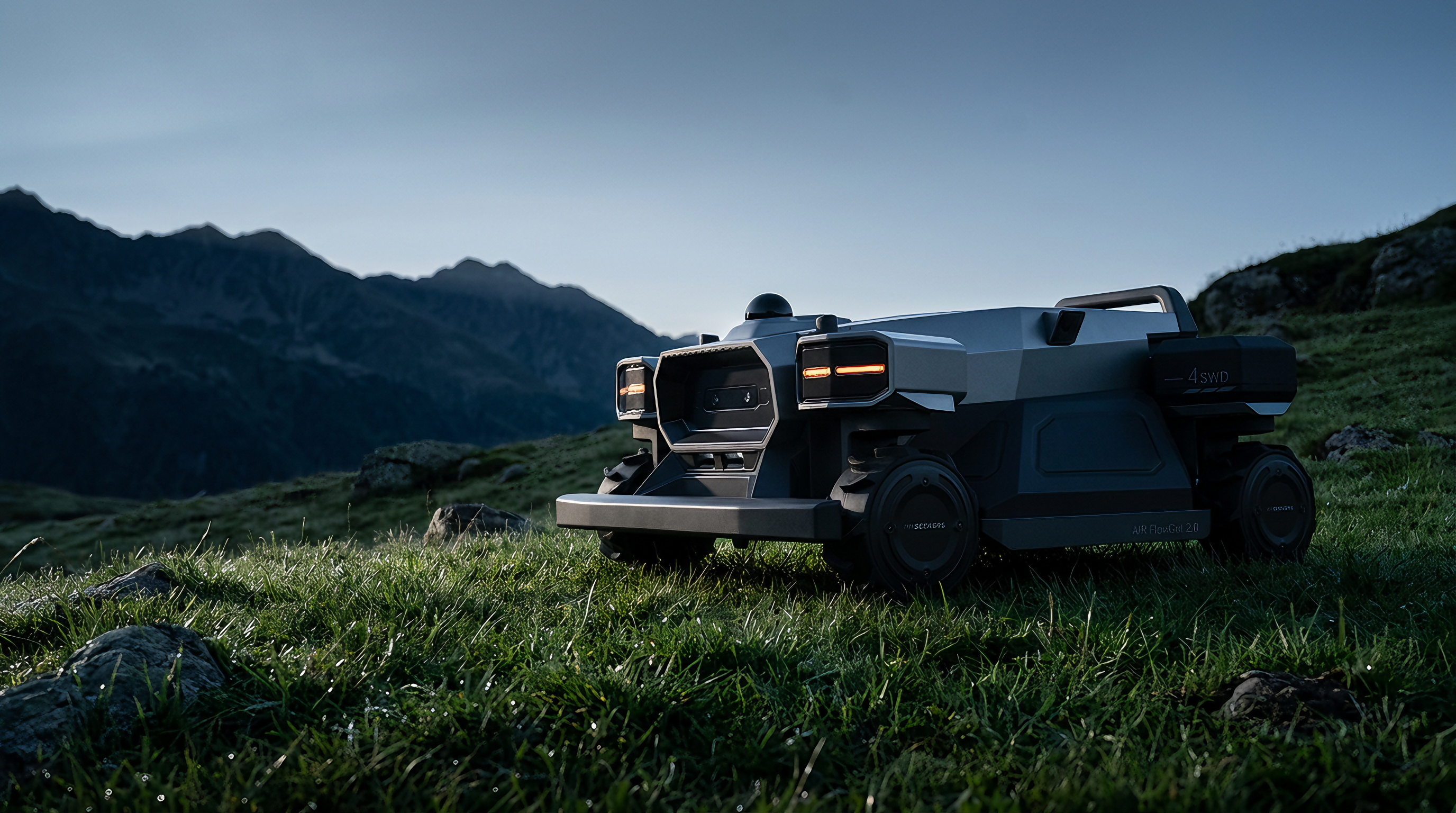 lawn mower，Mowing robot，robot，Landscape products，Courtyard Care，European and American Courtyard，Smart home，Technology products，