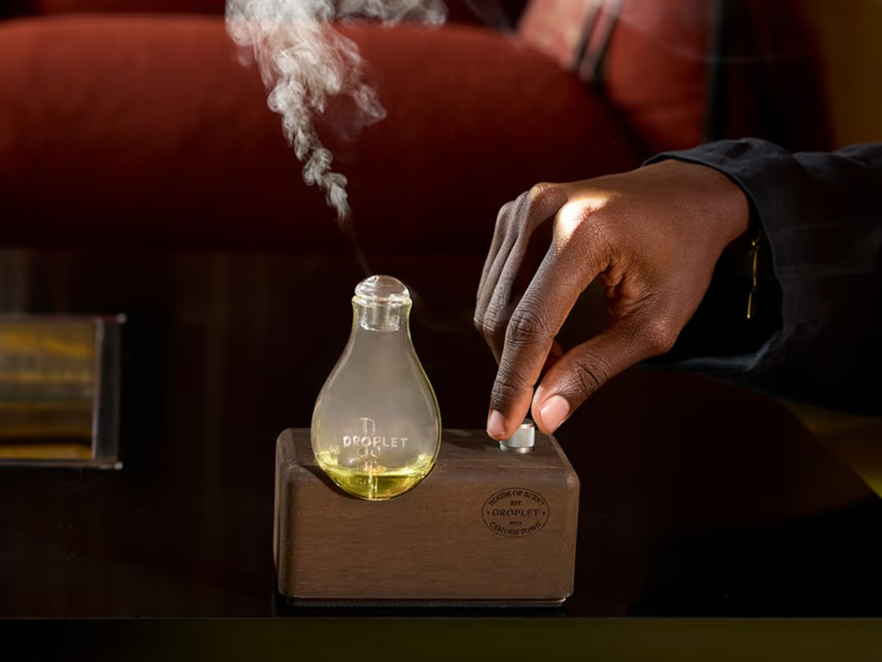 Hand blown glass，DROPLET，ScentAmplifier，Essential oil atomization，Tabletop decoration，