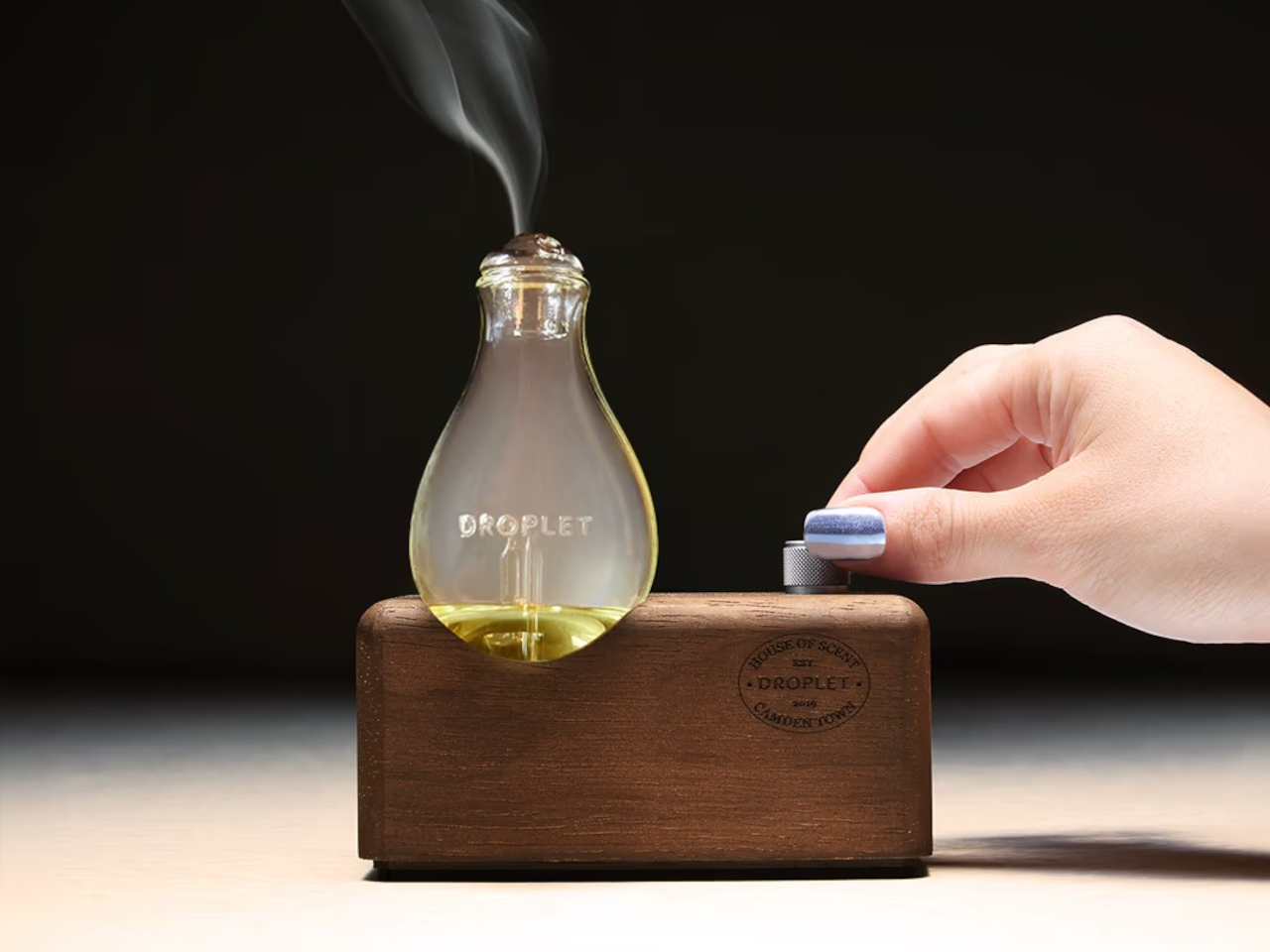 Hand blown glass，DROPLET，ScentAmplifier，Essential oil atomization，Tabletop decoration，