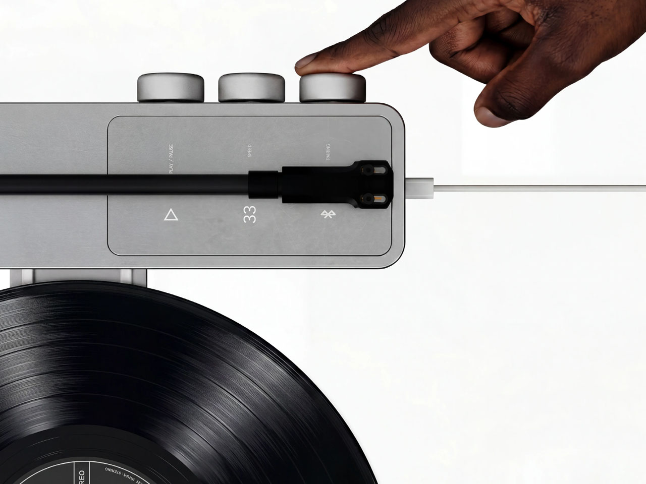 Vertical vinyl record player，Wall-mounted phono，aluminium alloy，Bluetooth player，Turntable，