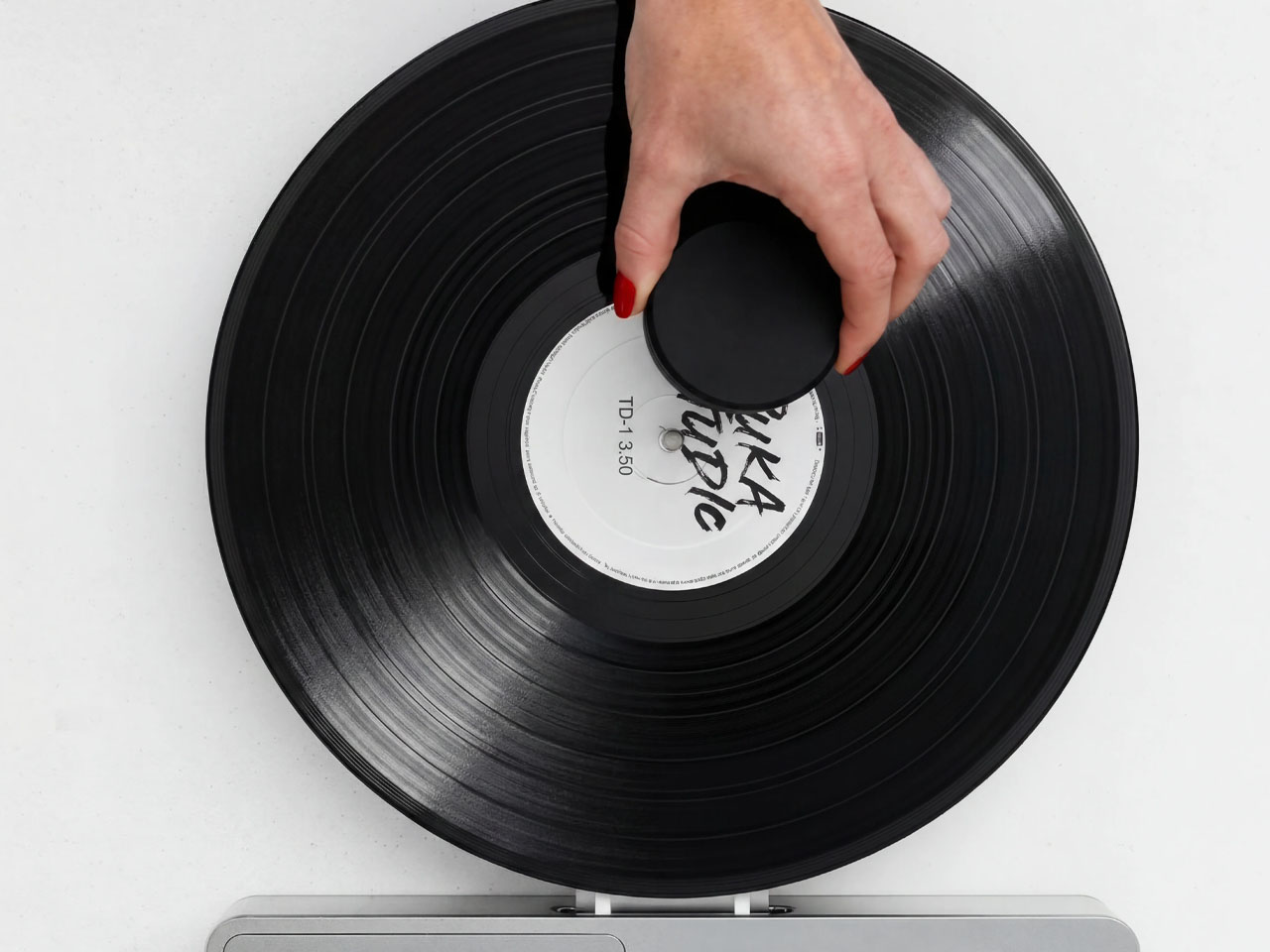 Vertical vinyl record player，Wall-mounted phono，aluminium alloy，Bluetooth player，Turntable，