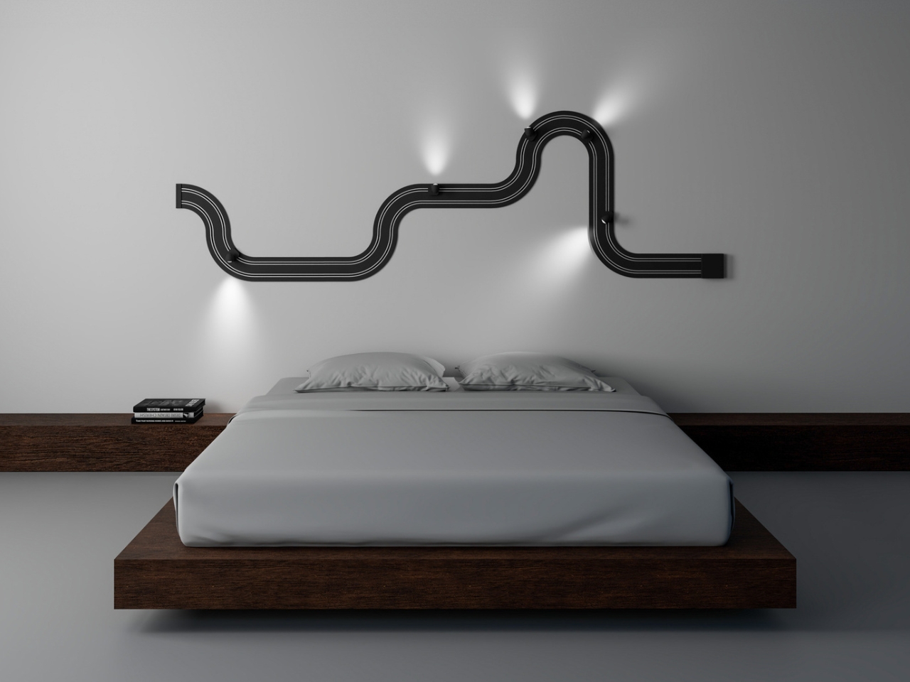 Modular lighting，Track racing lights，Italian design，The Toy Factor，
