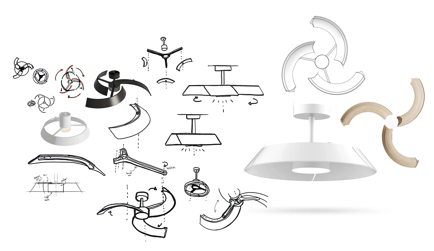 Cadix，ceiling fan，Household Electric Appliances，originality，