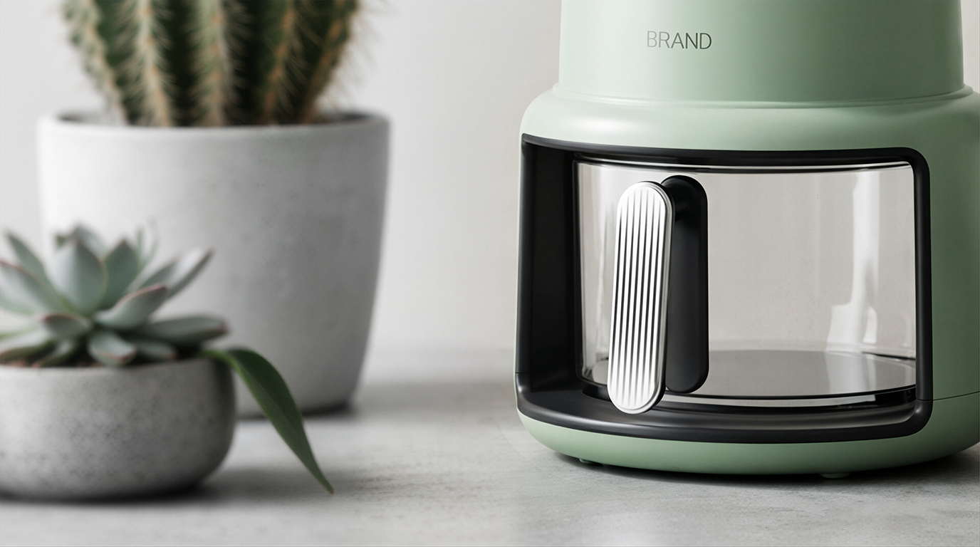 Air fryer，Potted plants，Green plant，Kitchen electricity，small home appliances，natural，
