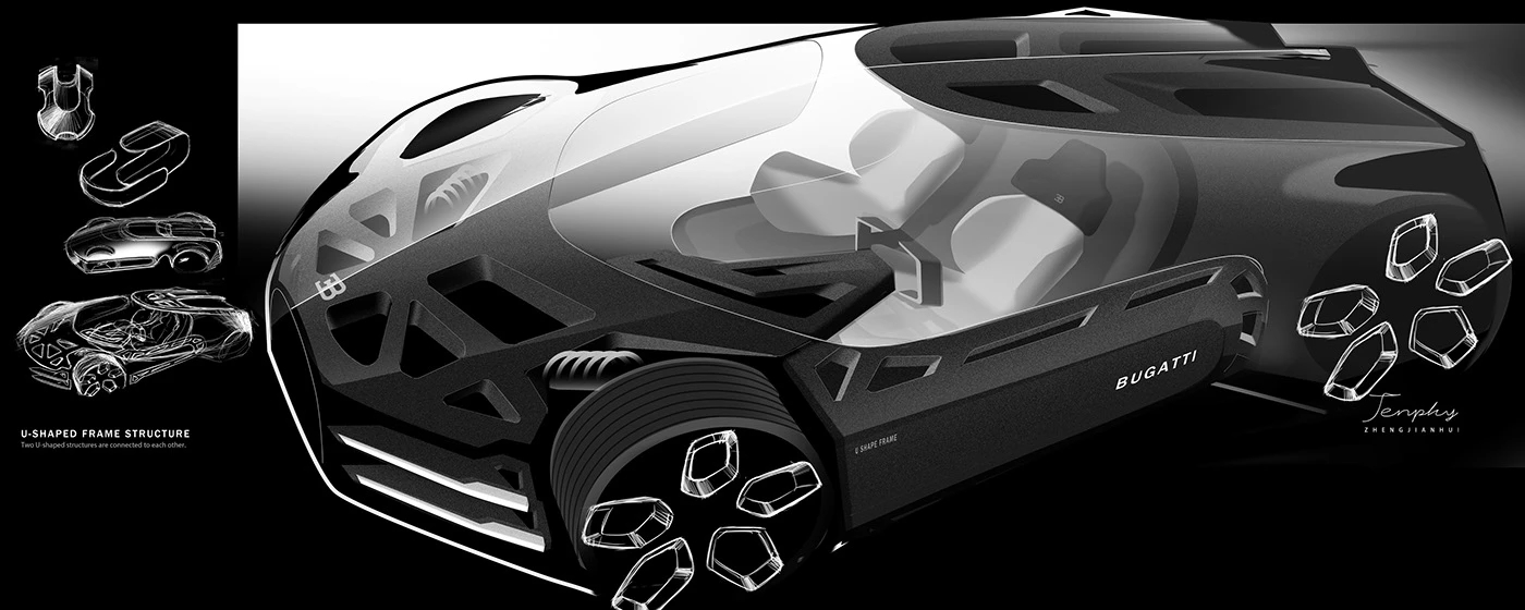 automobile，vehicle，Hand drawn，conceptual design，