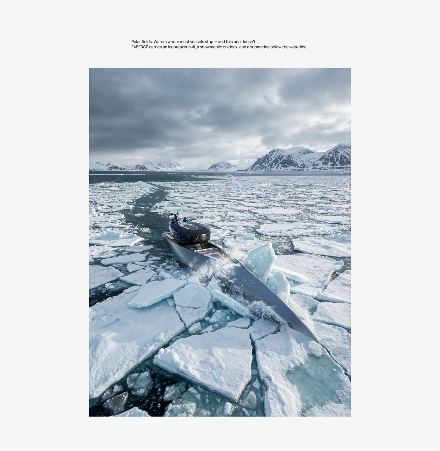 vehicle，FABERGÉ，yacht，conceptual design，