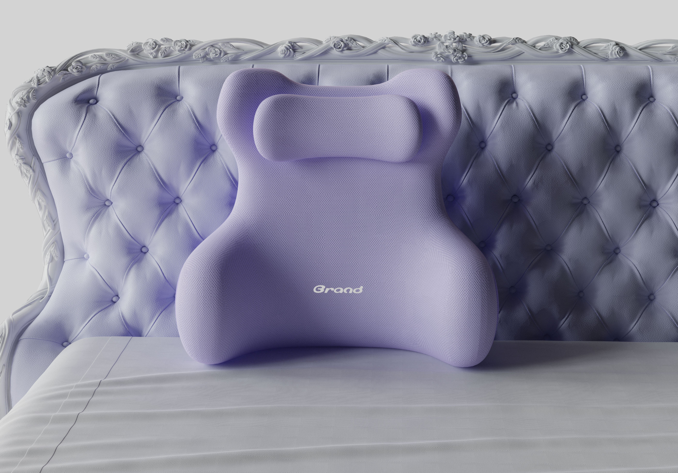 Bed Cushion，Cushion，Memory cotton，Creative modeling，product design，pillow，Bionics Design ，Wrap strong，