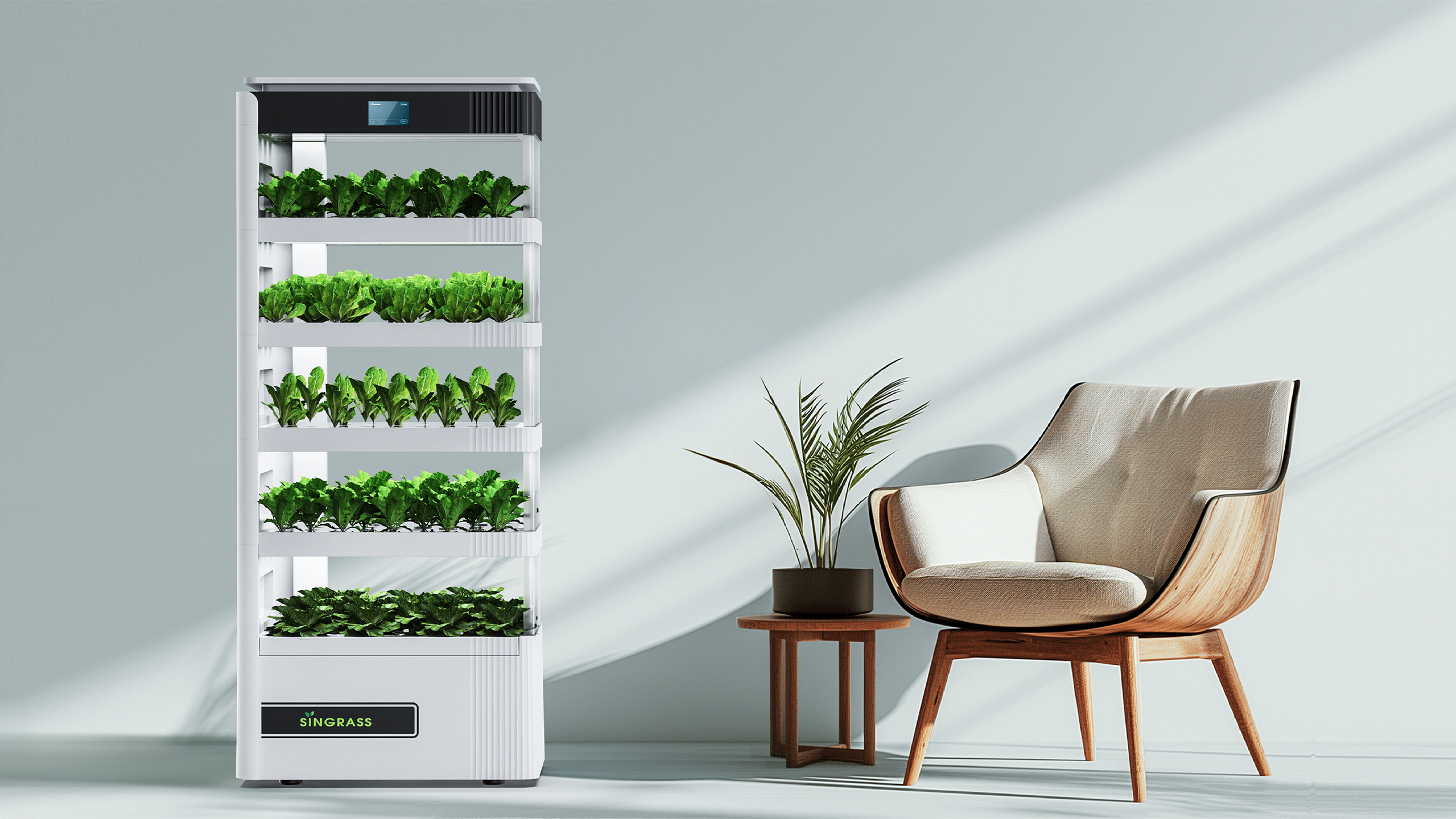 Indoor cultivation，Hydroponic planter，Air purification，Green pollution-free，industrial design，product design，Appearance design，