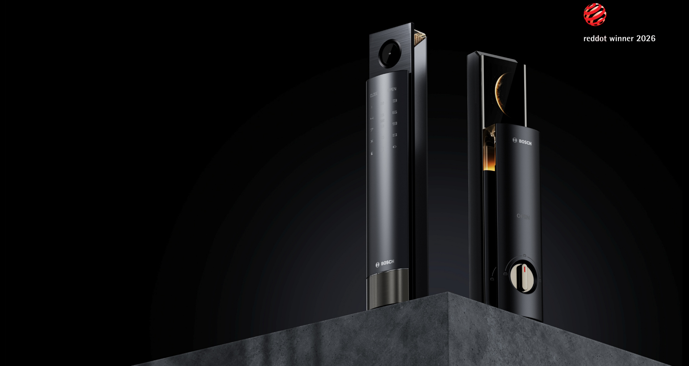 industrial design，product design，Red Dot Award 2026，Intelligent door lock，Home product design，Door lock design，