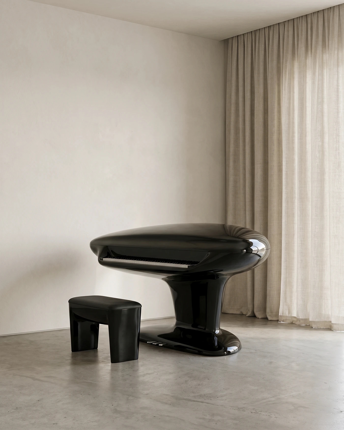 OVZT，piano，Oysters，Bionics Design ，Ocean Inspiration，