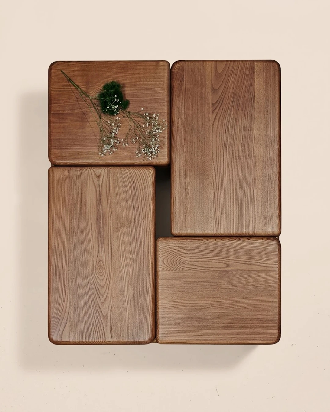 Coffee table，woodwork，Handmade，The Knot，Sculptural sense，