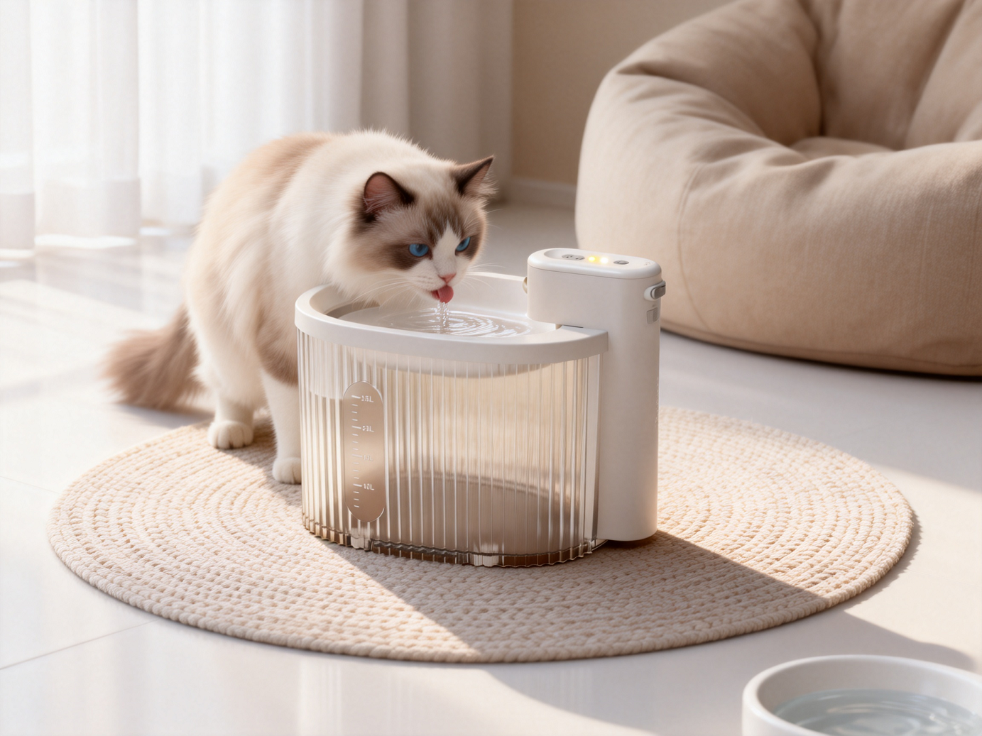 Pet intelligent water dispenser，Cats automatically feed water，Dog Water Feeder，