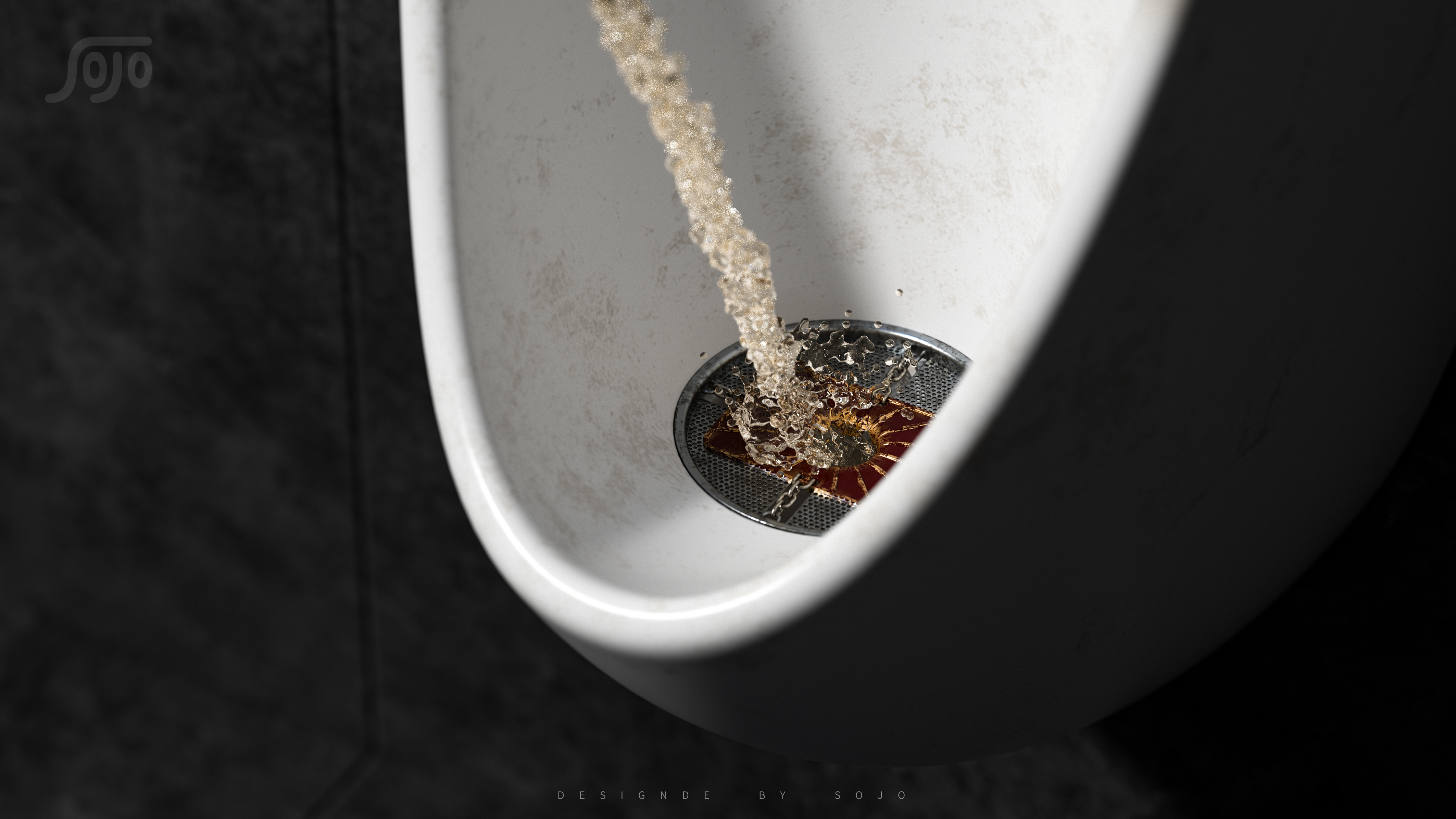urinal，Creative design，bathroom，