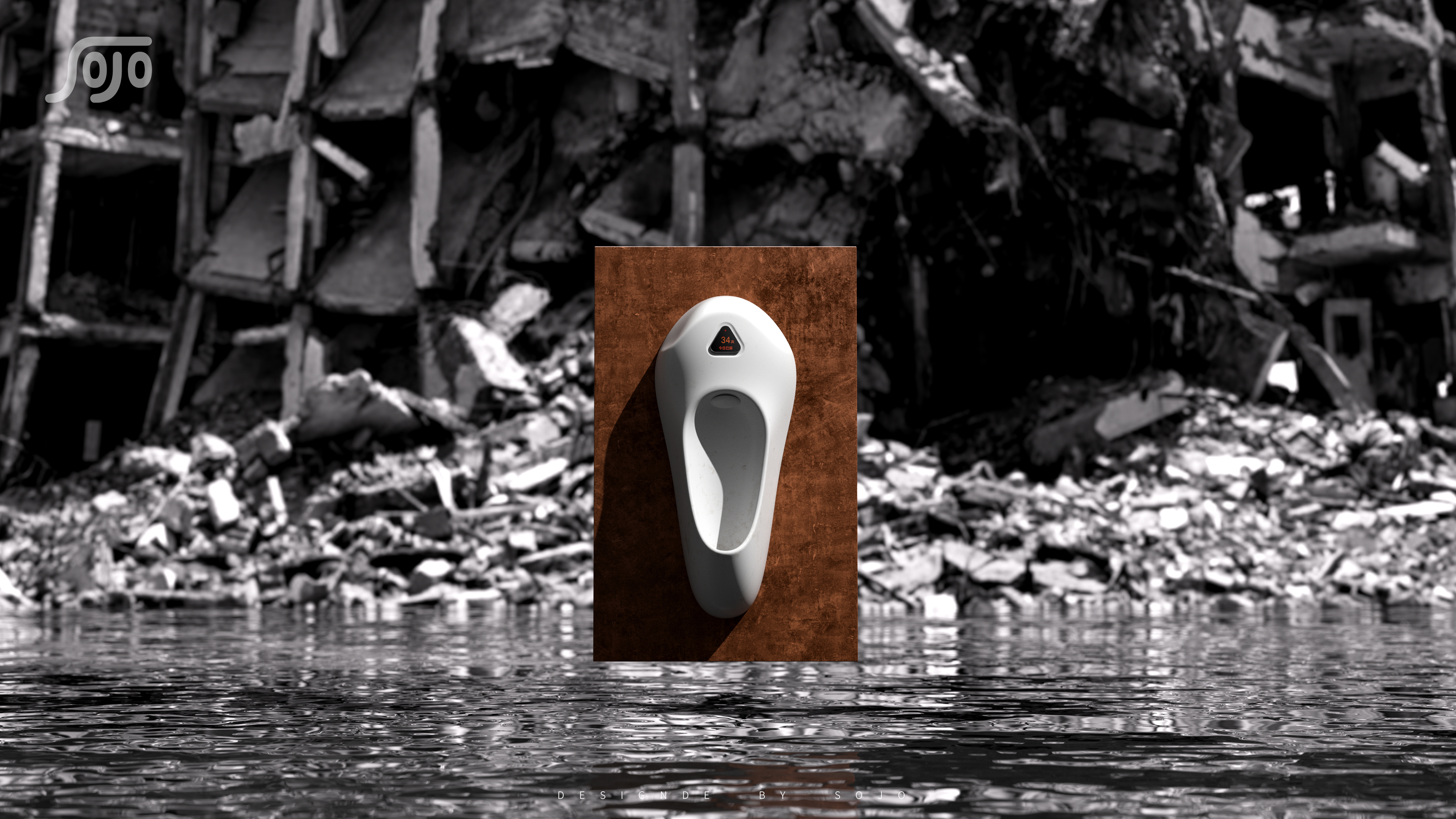 urinal，Creative design，bathroom，