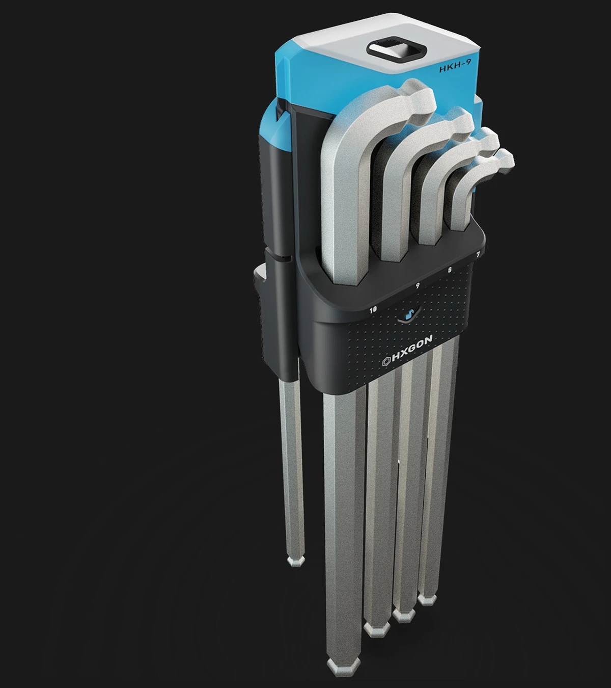 HXGON，tool，Hex key storage rack，industrial design，