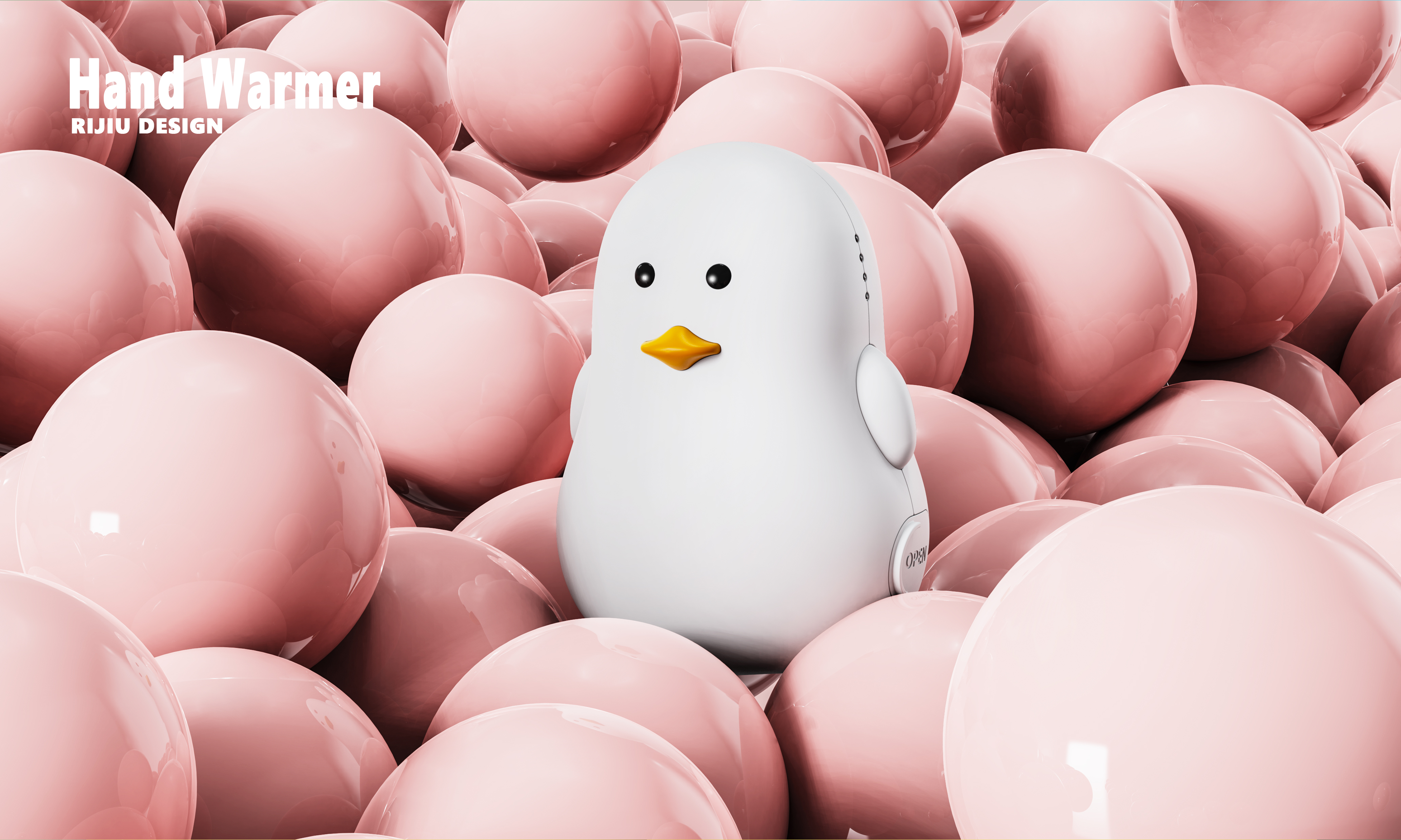 Hand warmer，Cartoon products，Appearance design，