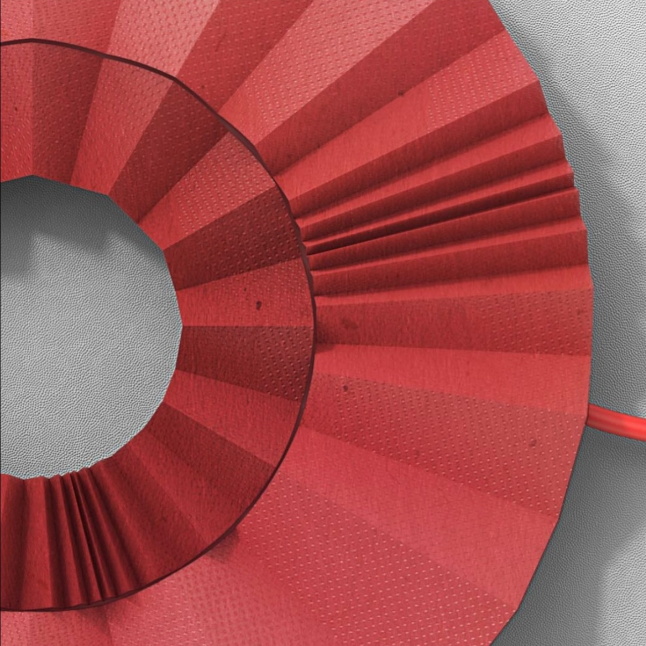 Corrugated paper wall clock，Housewear & Furnishings，ornament，Arts and Crafts，