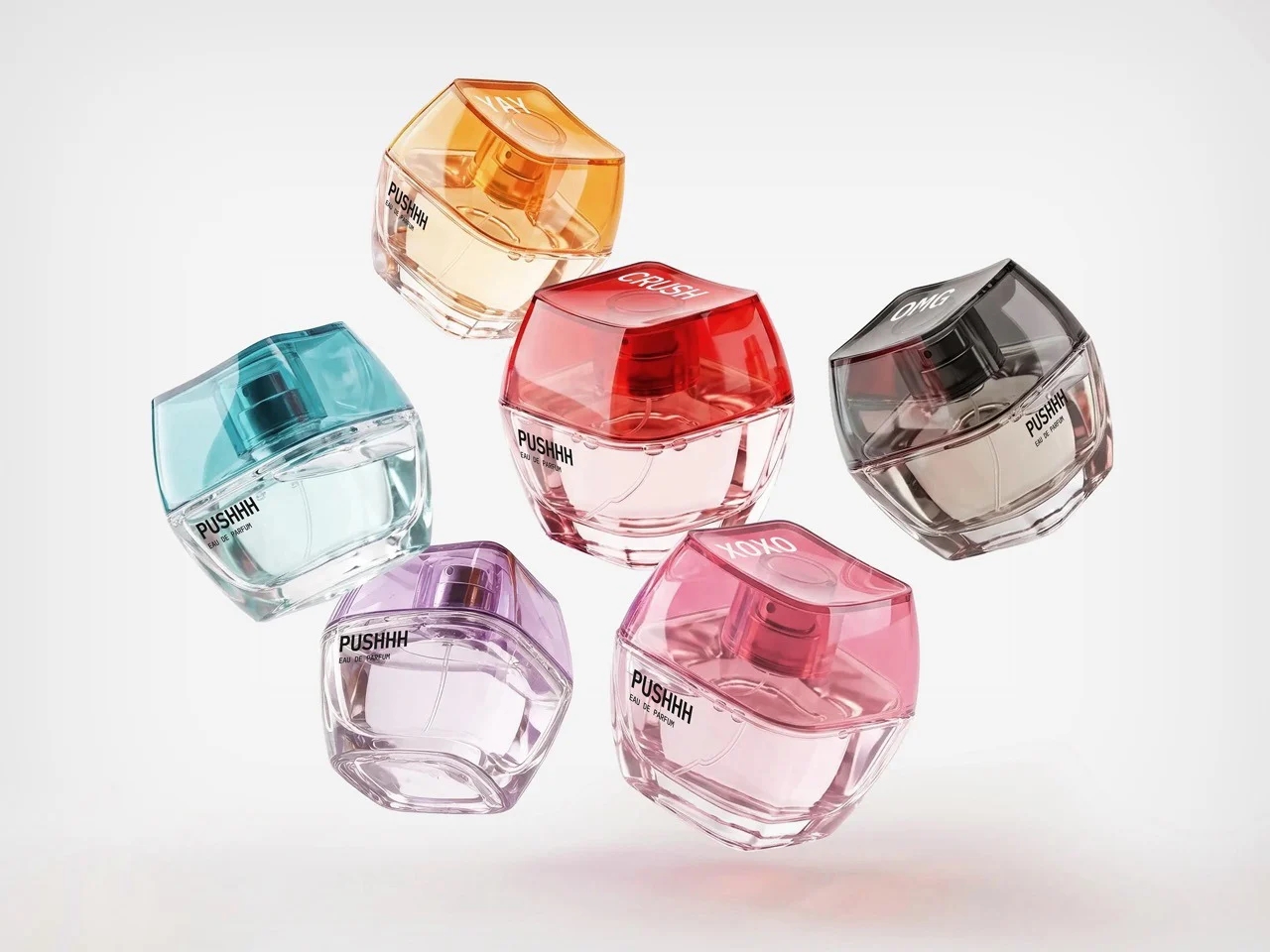 Perfume，packing design，PUSHHH，originality，