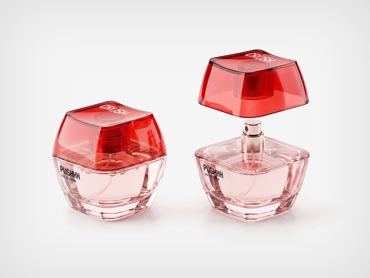 Perfume，packing design，PUSHHH，originality，