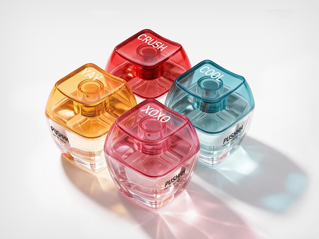 Perfume，packing design，PUSHHH，originality，