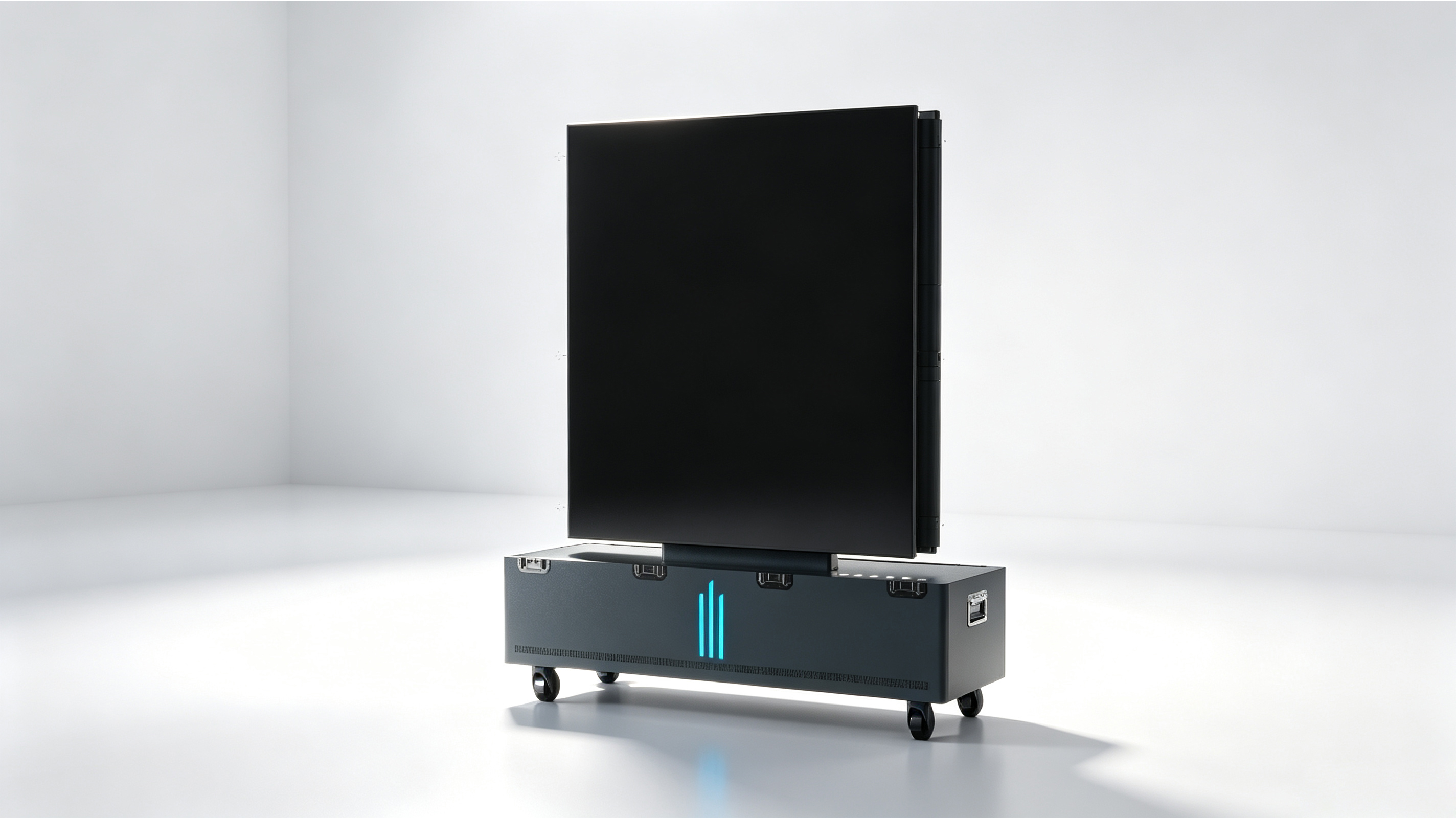 LED lifting and folding，Conference all-in-one machine，Box-mounted integrated movement，Military mobile visualization equipment，