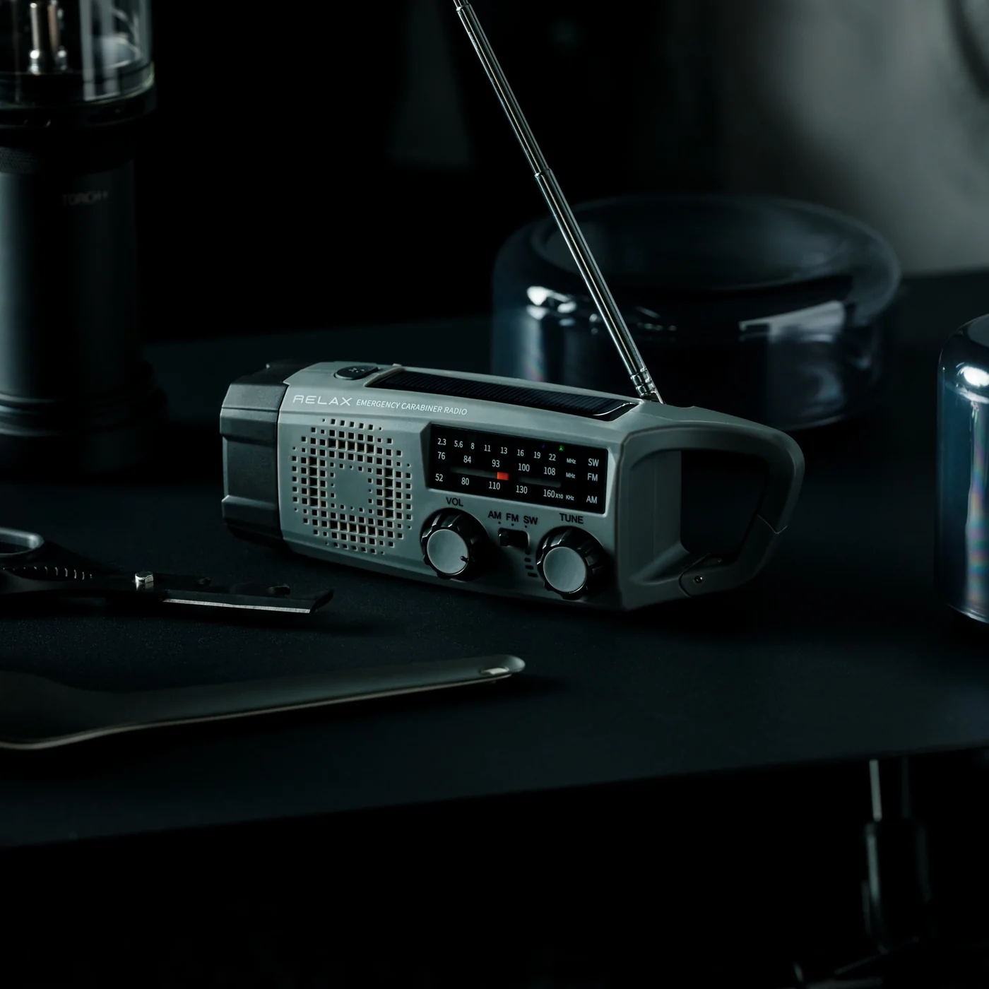 Clip&Go Radio，tool，Five in one，Outdoor equipment，