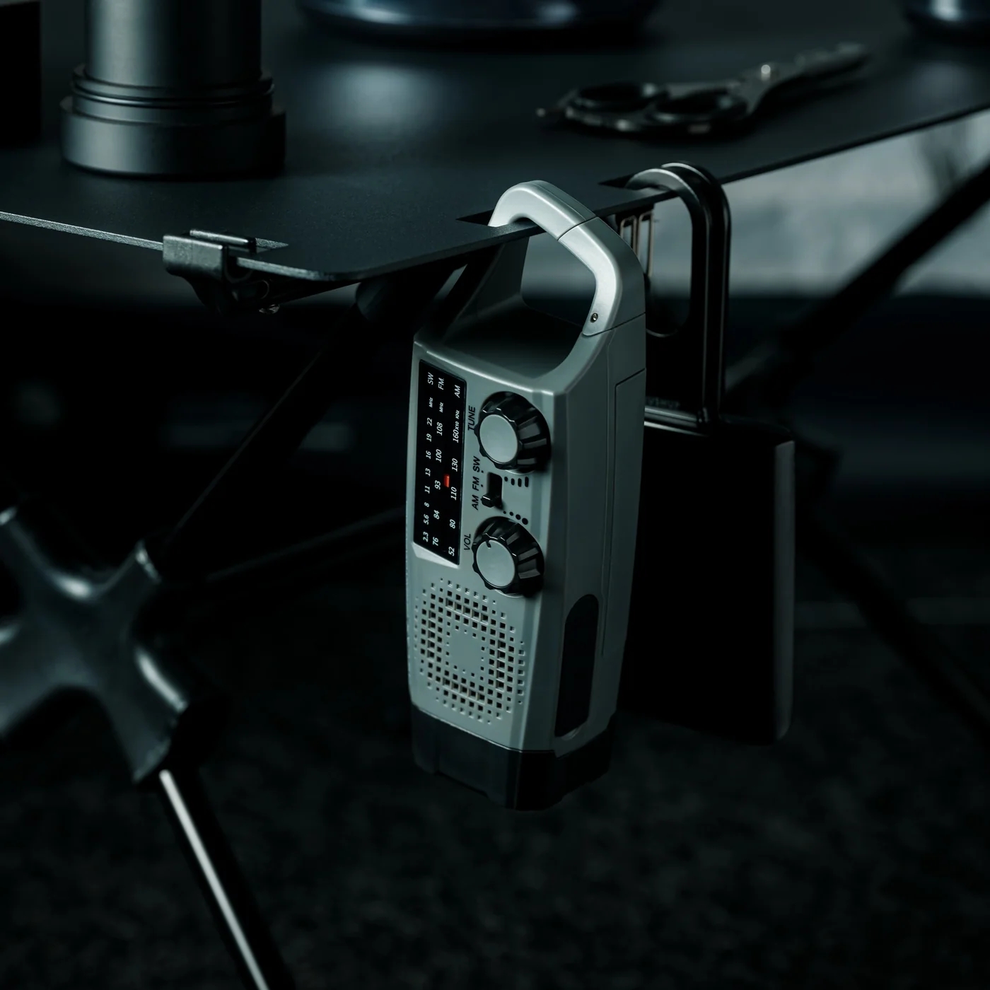 Clip&Go Radio，tool，Five in one，Outdoor equipment，