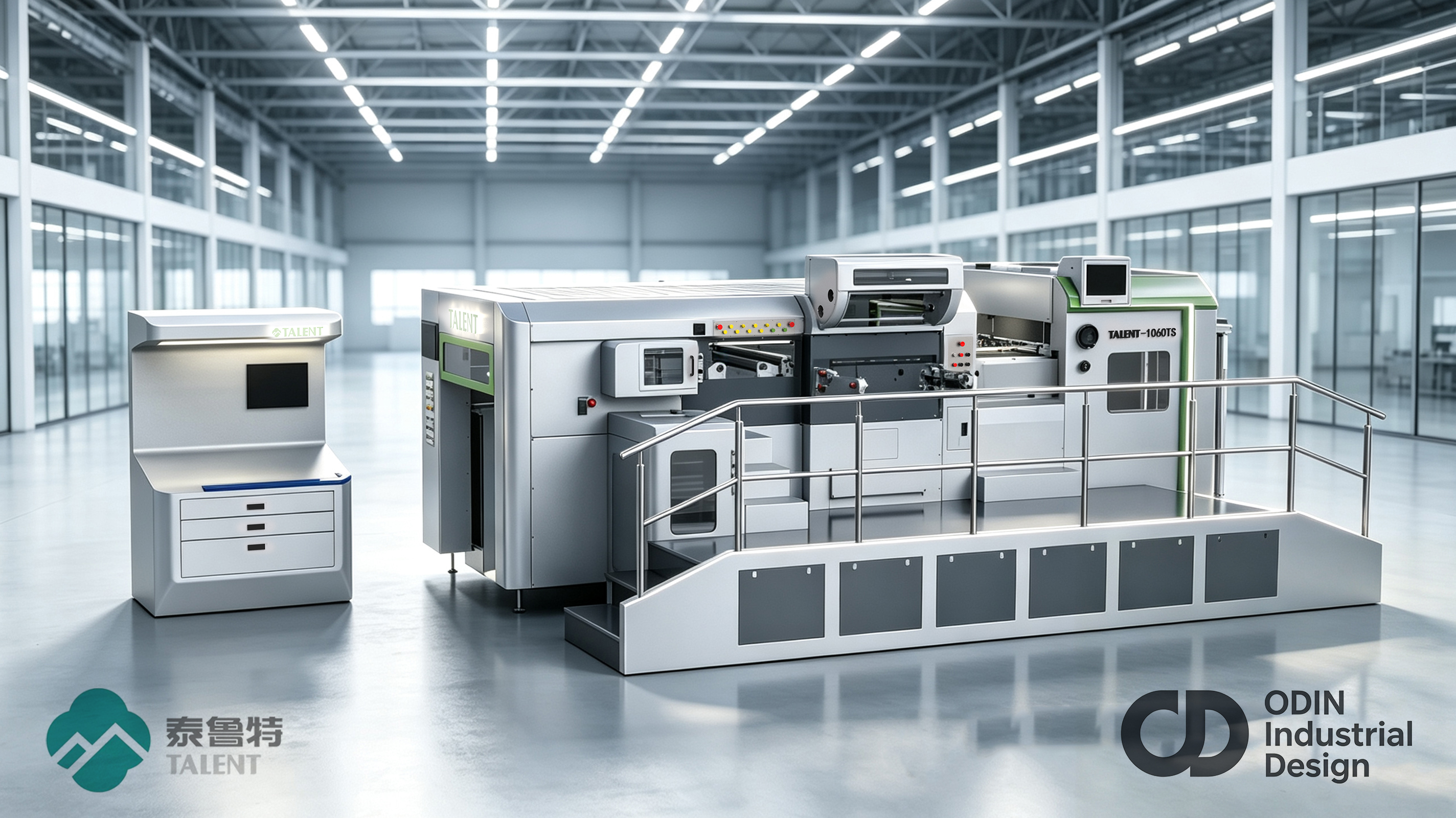Printing machine hot stamping machine，Equipment appearance design，