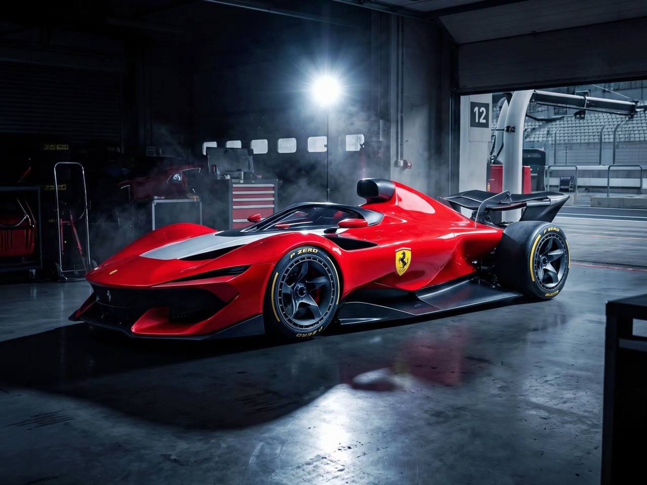 Ferrari F1，racing，vehicle，conceptual design，