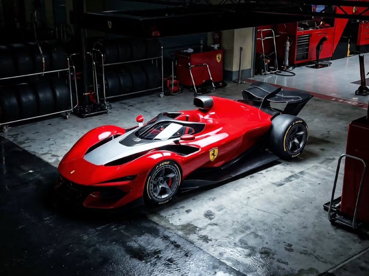 Ferrari F1，racing，vehicle，conceptual design，