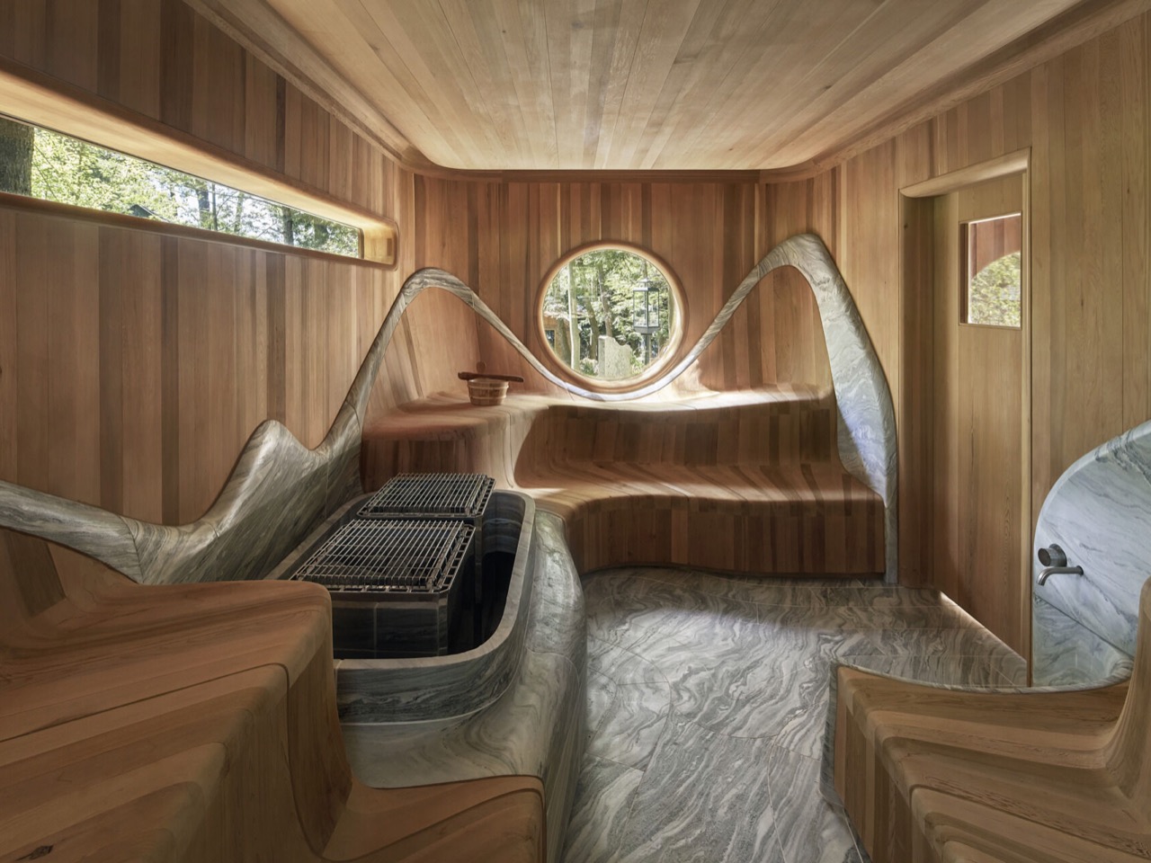 Muskoka Island Spa，Forest Island，house，environmental design，