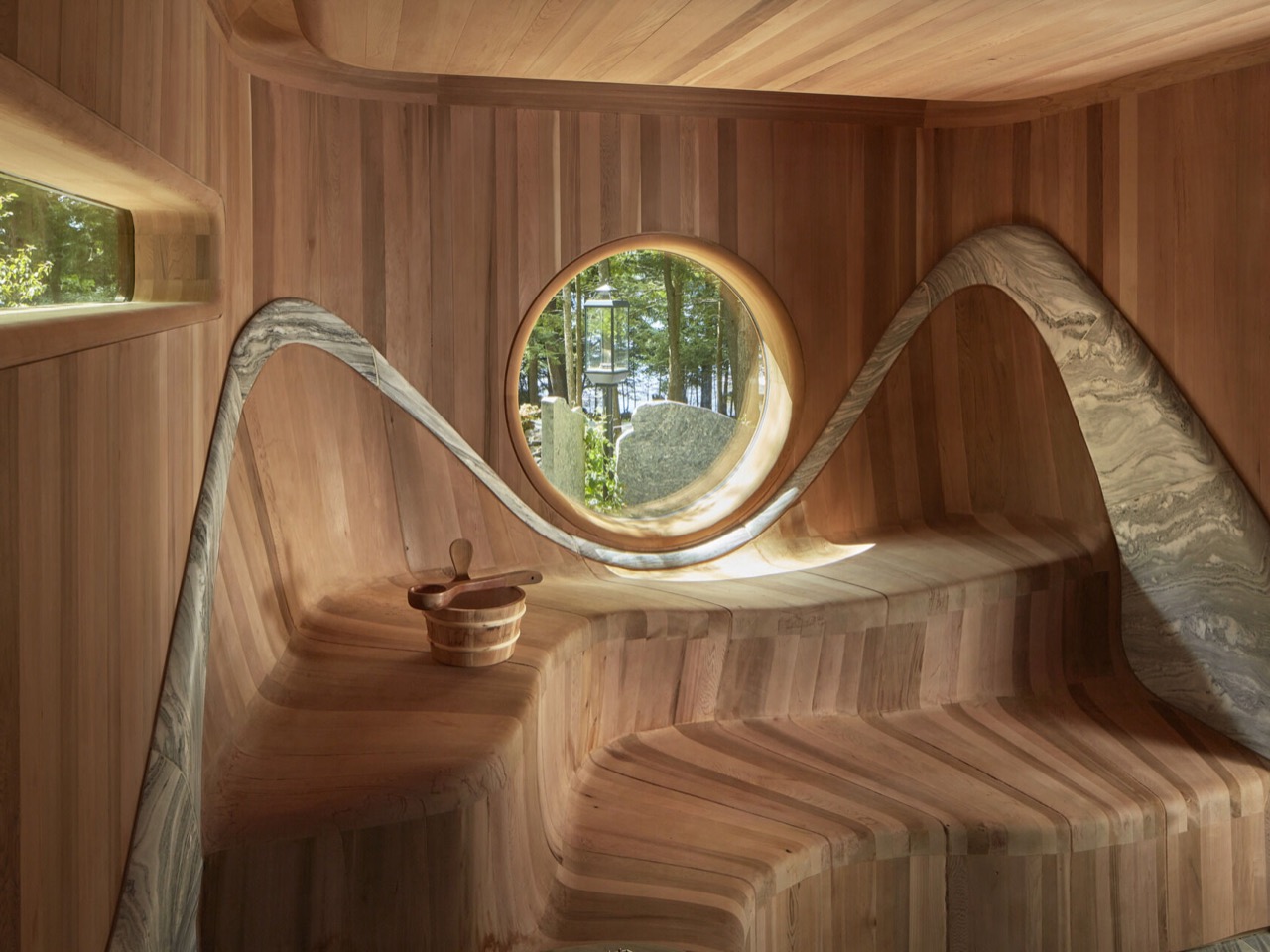 Muskoka Island Spa，Forest Island，house，environmental design，