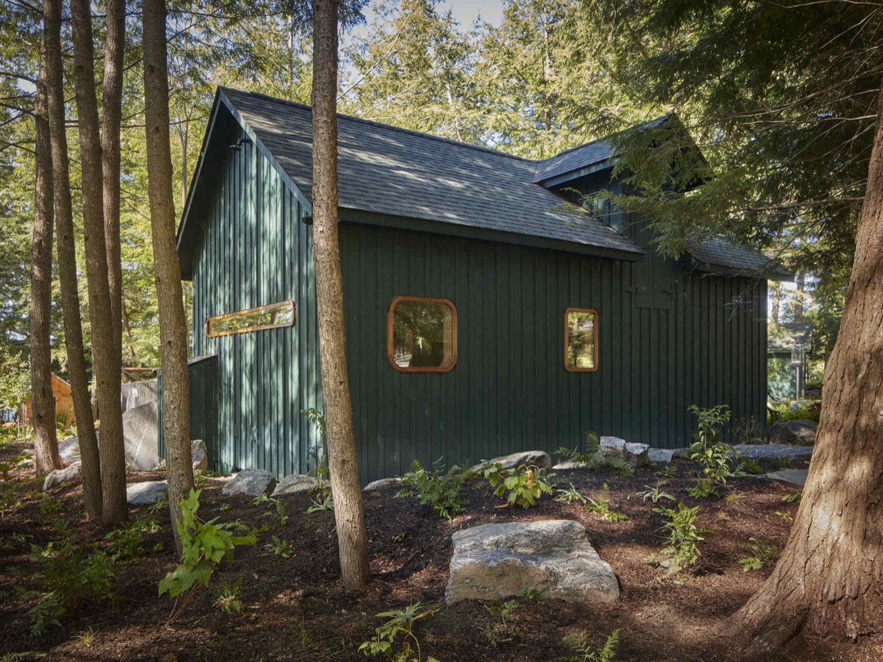 Muskoka Island Spa，Forest Island，house，environmental design，