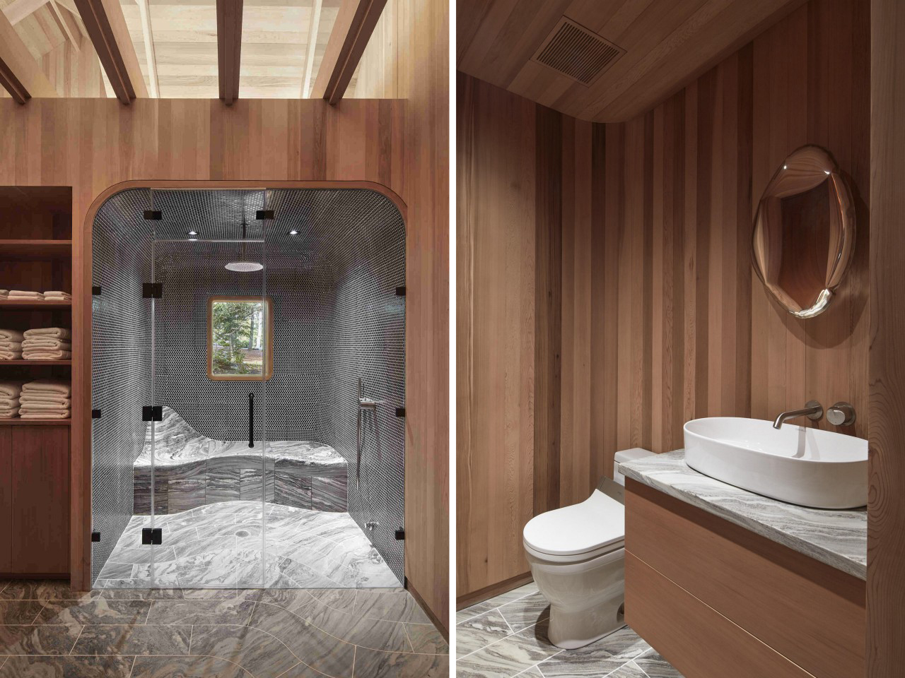 Muskoka Island Spa，Forest Island，house，environmental design，