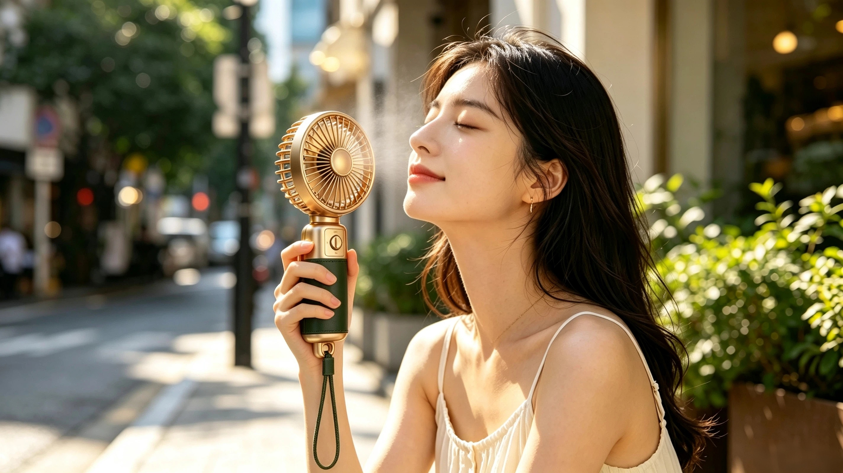 Retro，Nostalgia，Handheld fan，Digital intelligence，Portable Home Appliances，