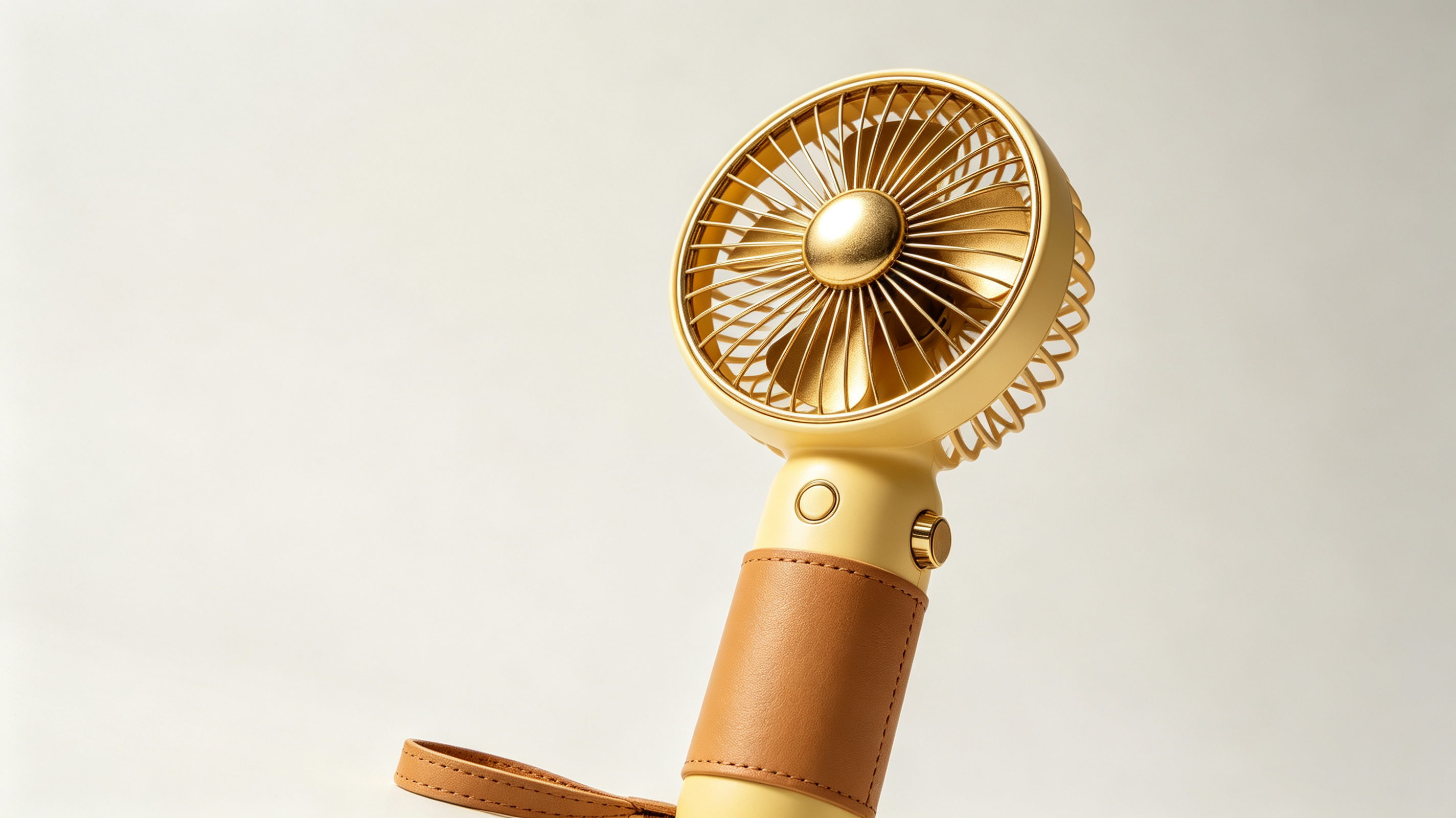 Retro，Light luxury，Small fan，hold，Digital intelligence，