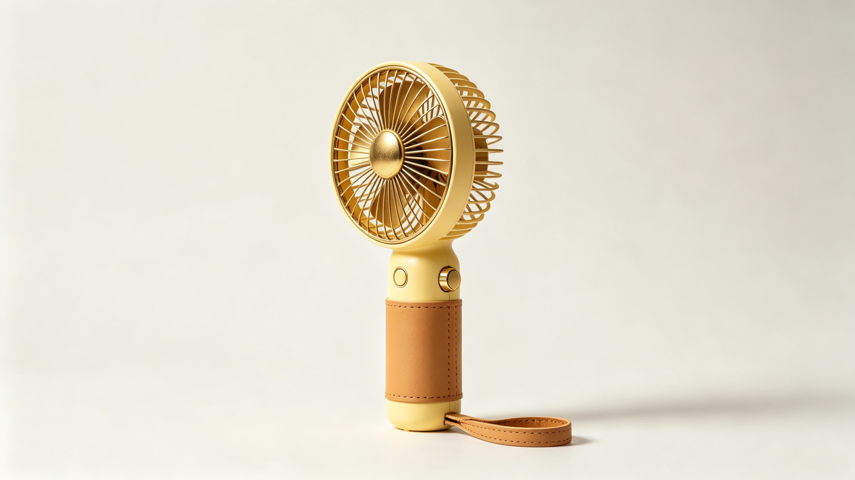 Retro，Light luxury，Small fan，hold，Digital intelligence，