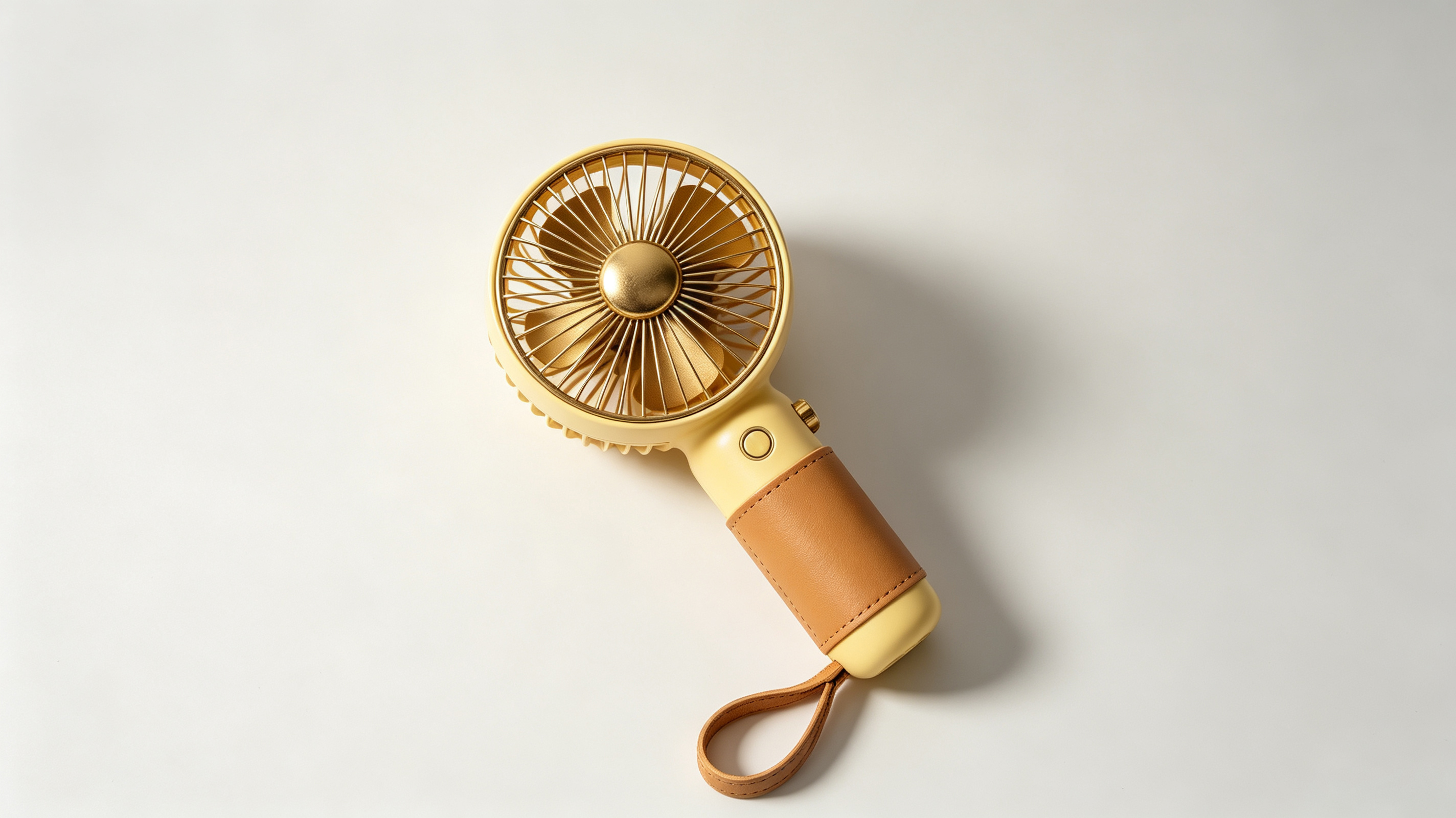 Retro，Light luxury，Small fan，hold，Digital intelligence，