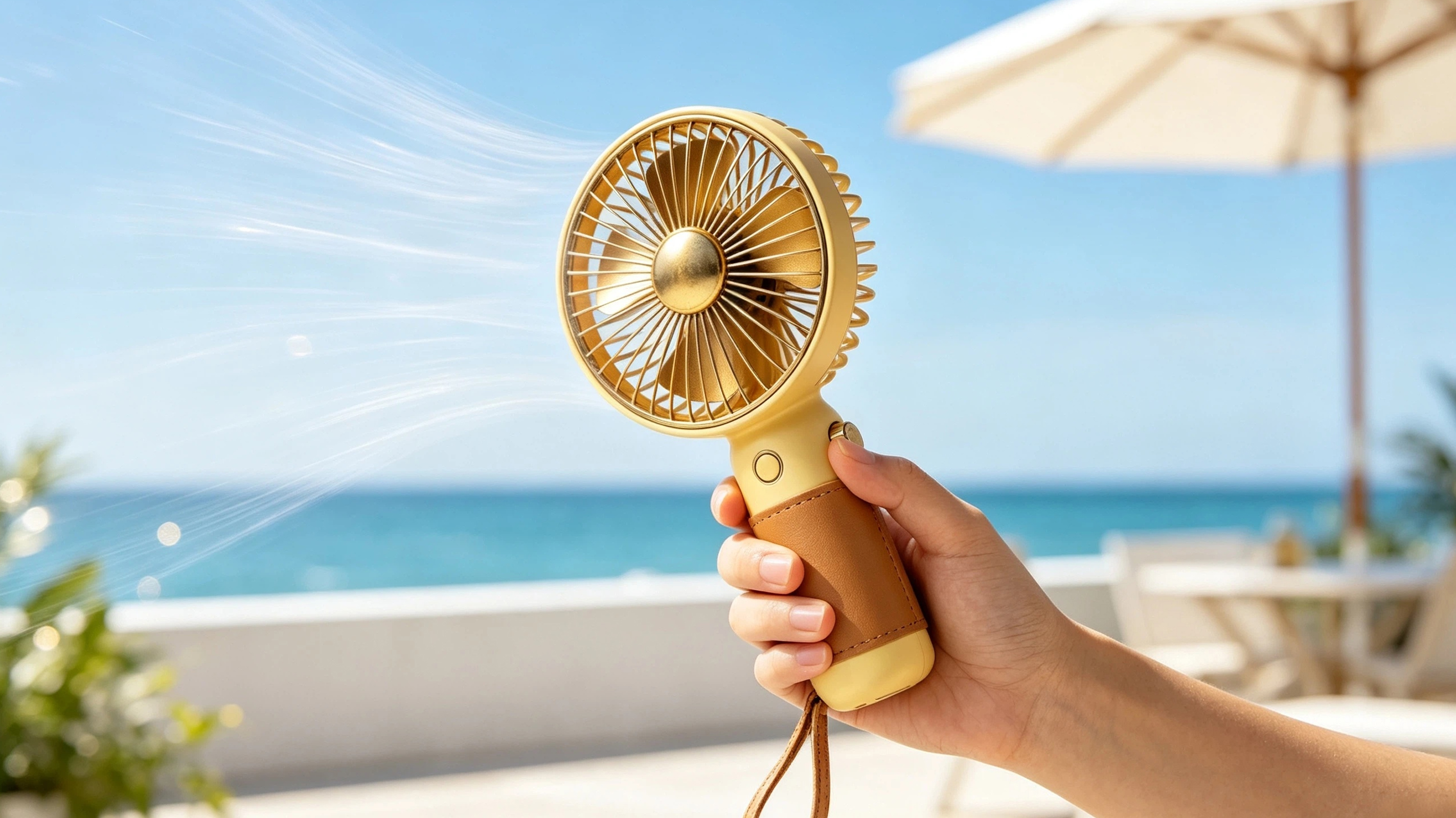 Retro，Light luxury，Small fan，hold，Digital intelligence，