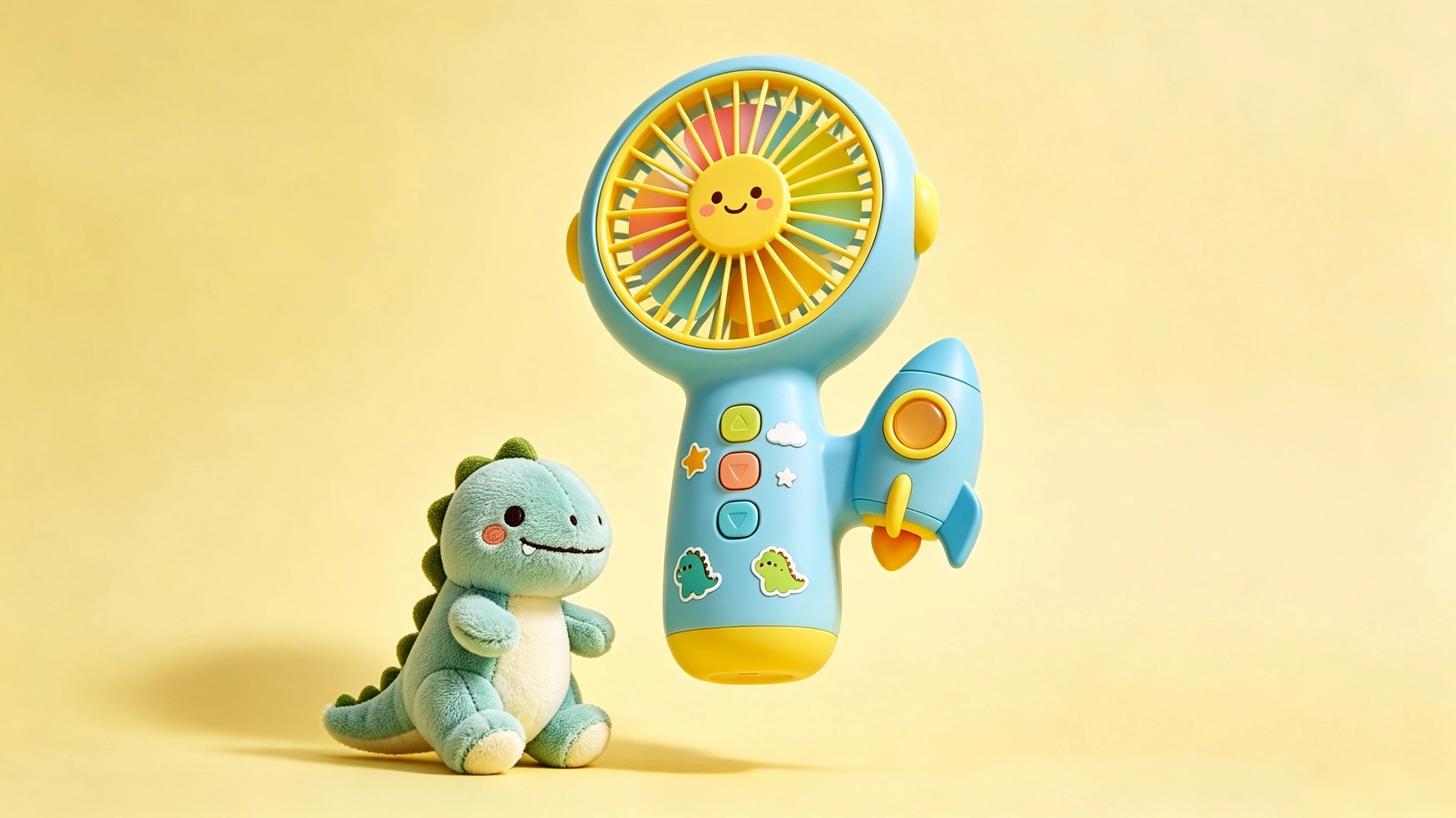 children，hold，Fan，Digital intelligence，