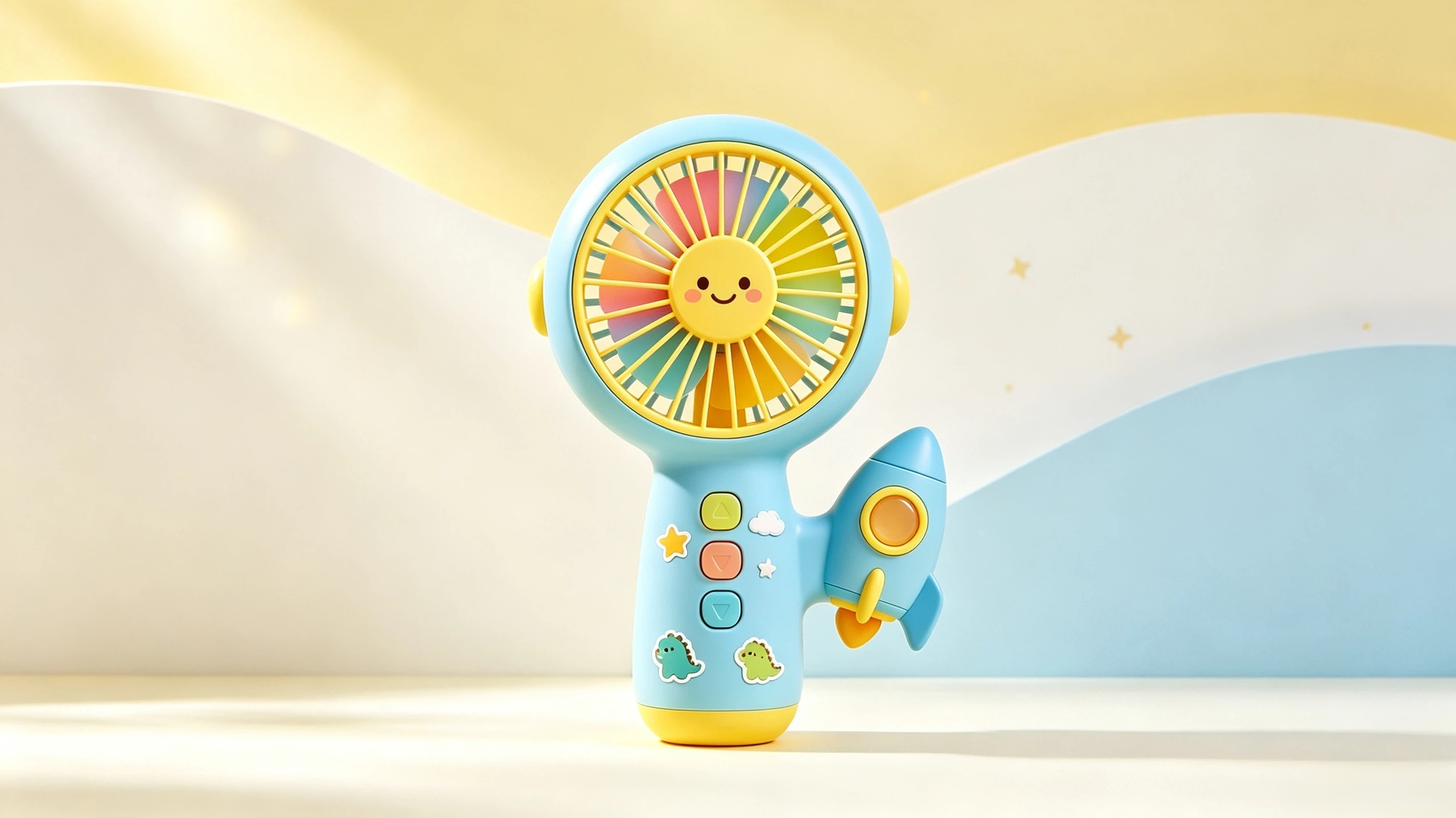 children，hold，Fan，Digital intelligence，